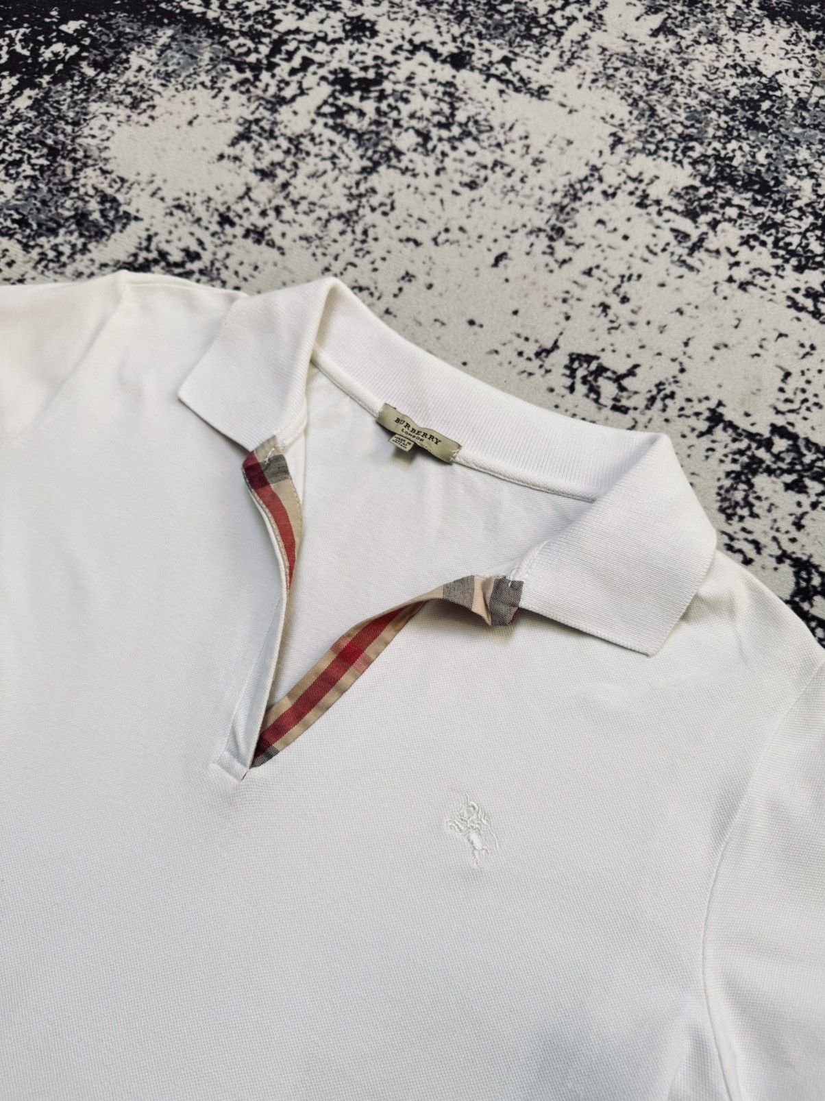 Burberry × Vintage Burberry Brit London Nova Check women Print Polo Shirt Size US M / EU 48-50 / 2 - 3 Thumbnail