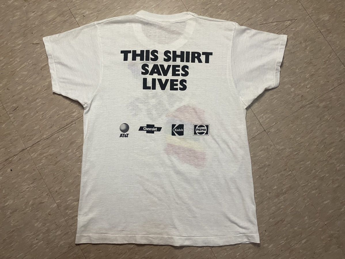 Band Tees × Vintage Vintage live aid foundation 1985 tour t-shirt Size US L / EU 52-54 / 3 - 6 Thumbnail