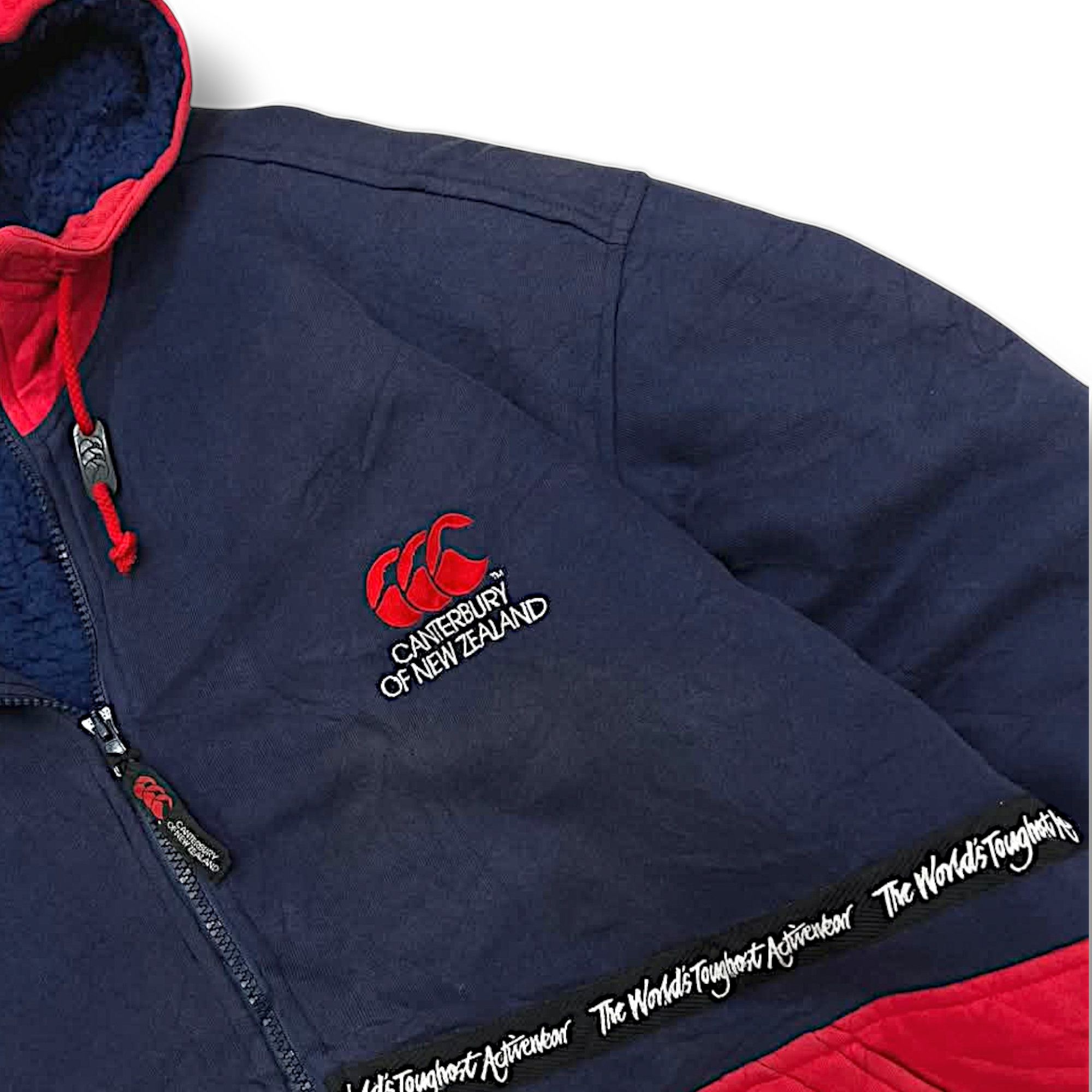 Canterbury of New Zealand Vintage Canterbury Bomber hoodie jacket puff fleece blanket Size US L / EU 52-54 / 3 - 4 Thumbnail