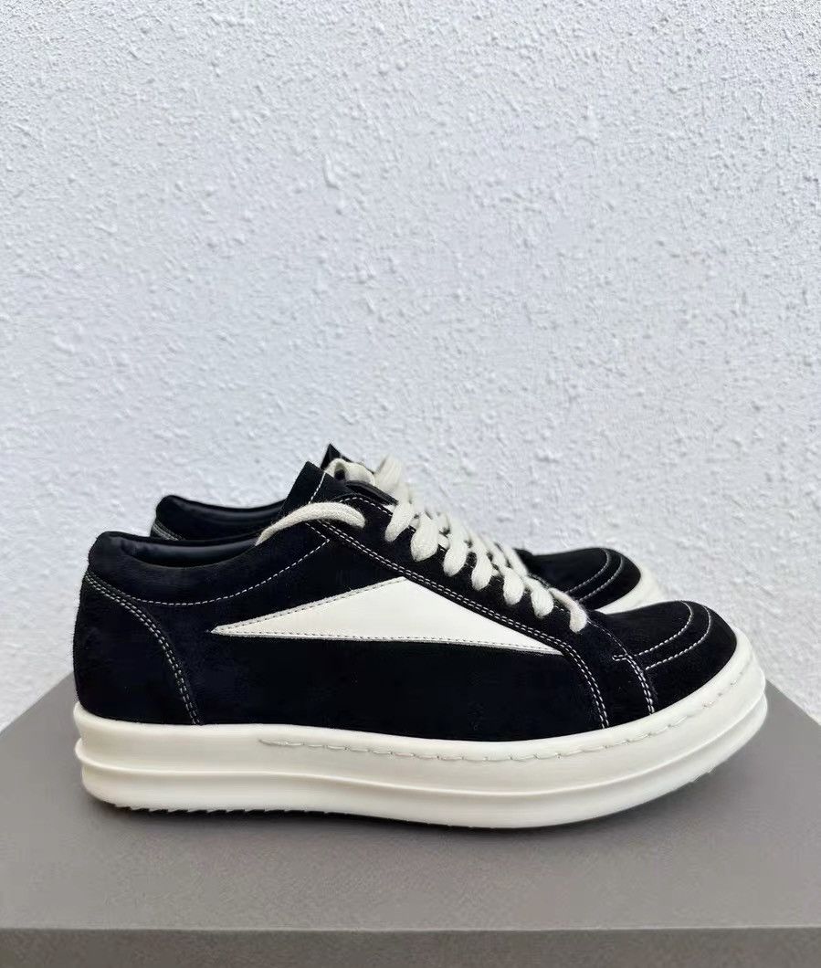 Rick Owens Rick Owens 24SS women's velvet suede Vans-inspired shoes Size US 7 / IT 37 - 4 Thumbnail