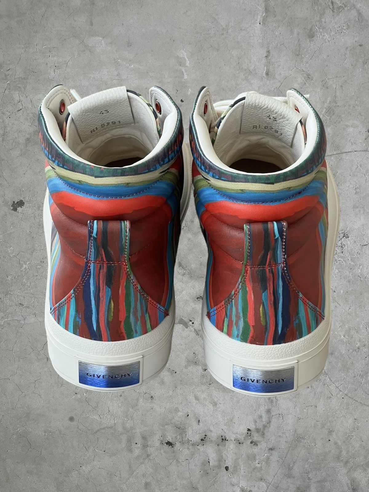 Givenchy Givenchy City High Leather Sneakers Size US 10 / EU 43 - 4 Thumbnail