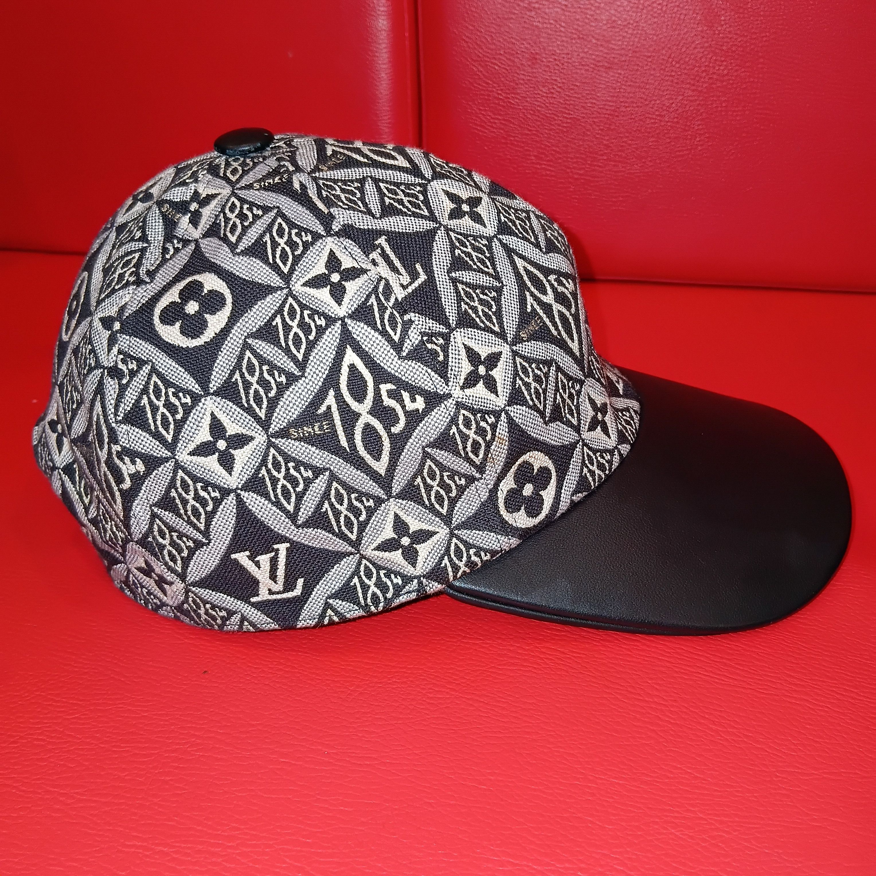 Louis Vuitton Louis vuitton jacquard Cap since 1854 grey M MP2900 monogram Size ONE SIZE - 2 Thumbnail