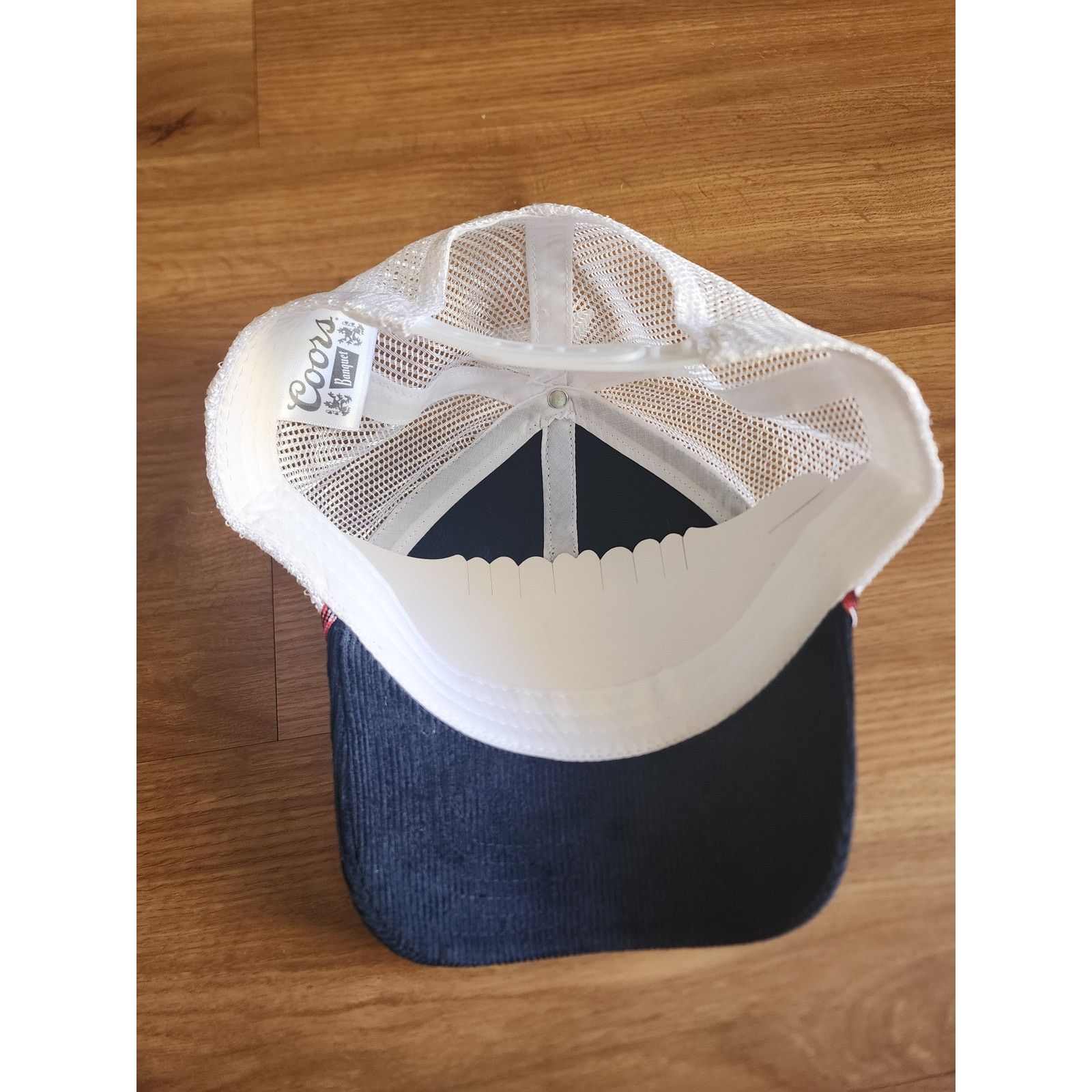 Mad Engine Coors Snapback Rope Trucker Hat Corduroy Banquet Navy Size ONE SIZE - 5 Thumbnail