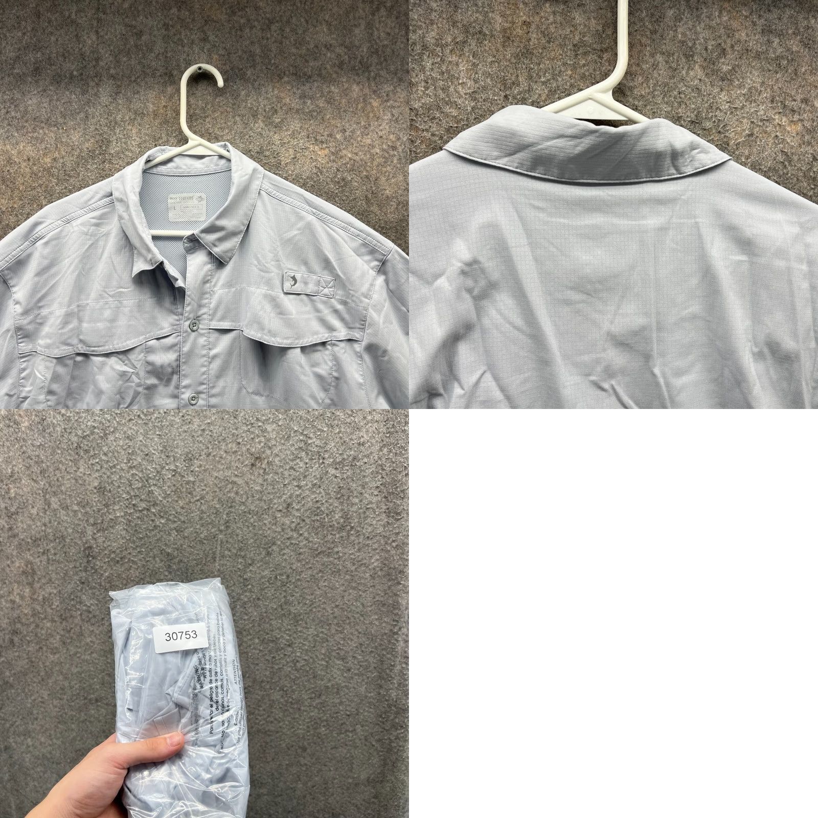 Vintage VINTAGE Reel Legends Shirt Mens L Grey Button Down Preppy Fishing Mariner ll Vented Size US L / EU 52-54 / 3 - 8 Thumbnail