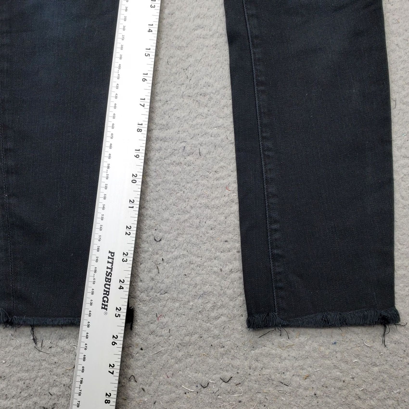 Citizens Of Humanity Citizens of Humanity Jeans Women 25 Black Denim Arielle Mid-Rise Skinny Raw Hem Mens? Size 42" / US 20 - 4 Thumbnail