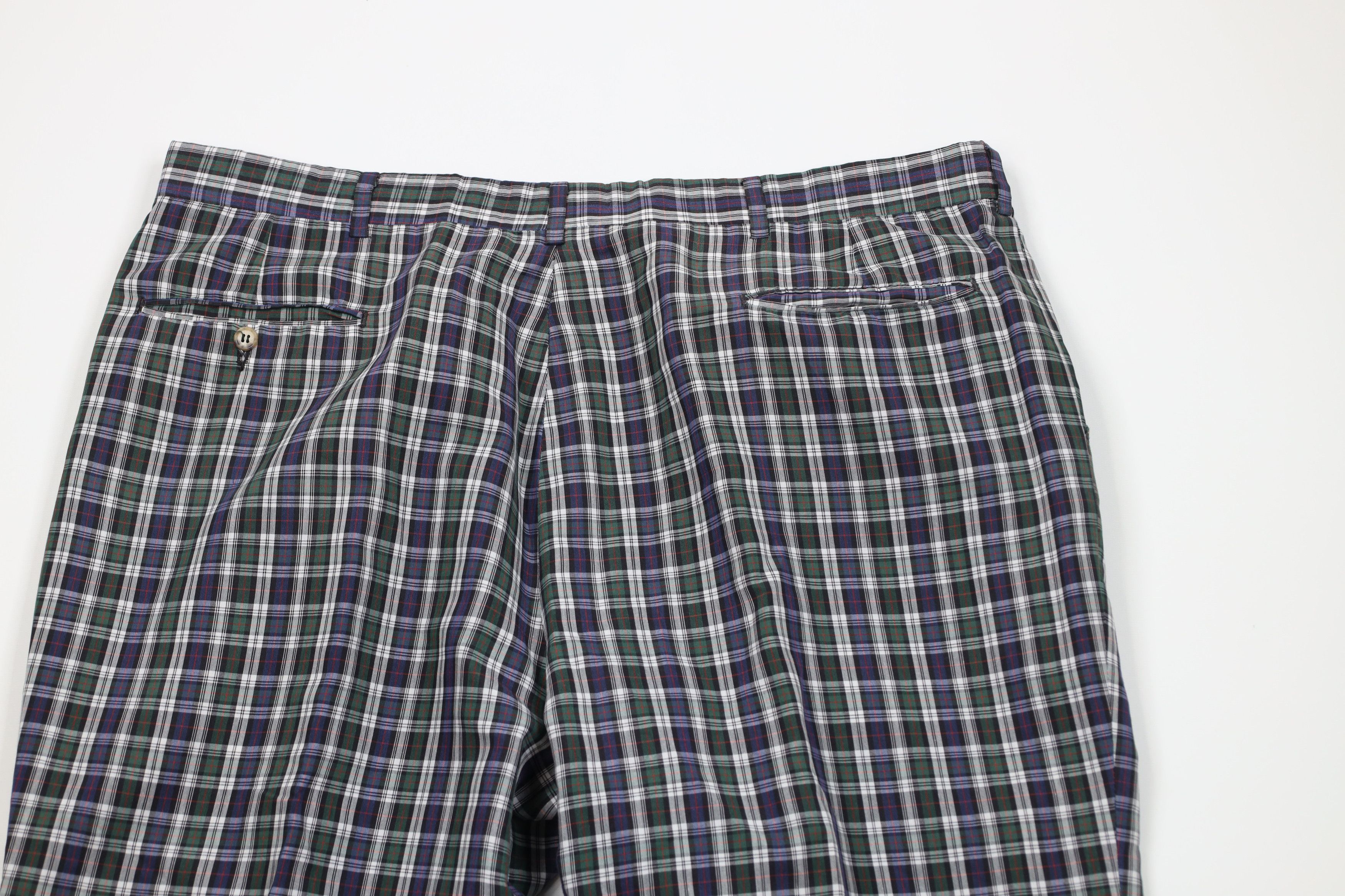 Orvis Vintage 70s Orvis Wide Leg Chino Pants Plaid Cotton USA Size US 38 / EU 54 - 10 Thumbnail