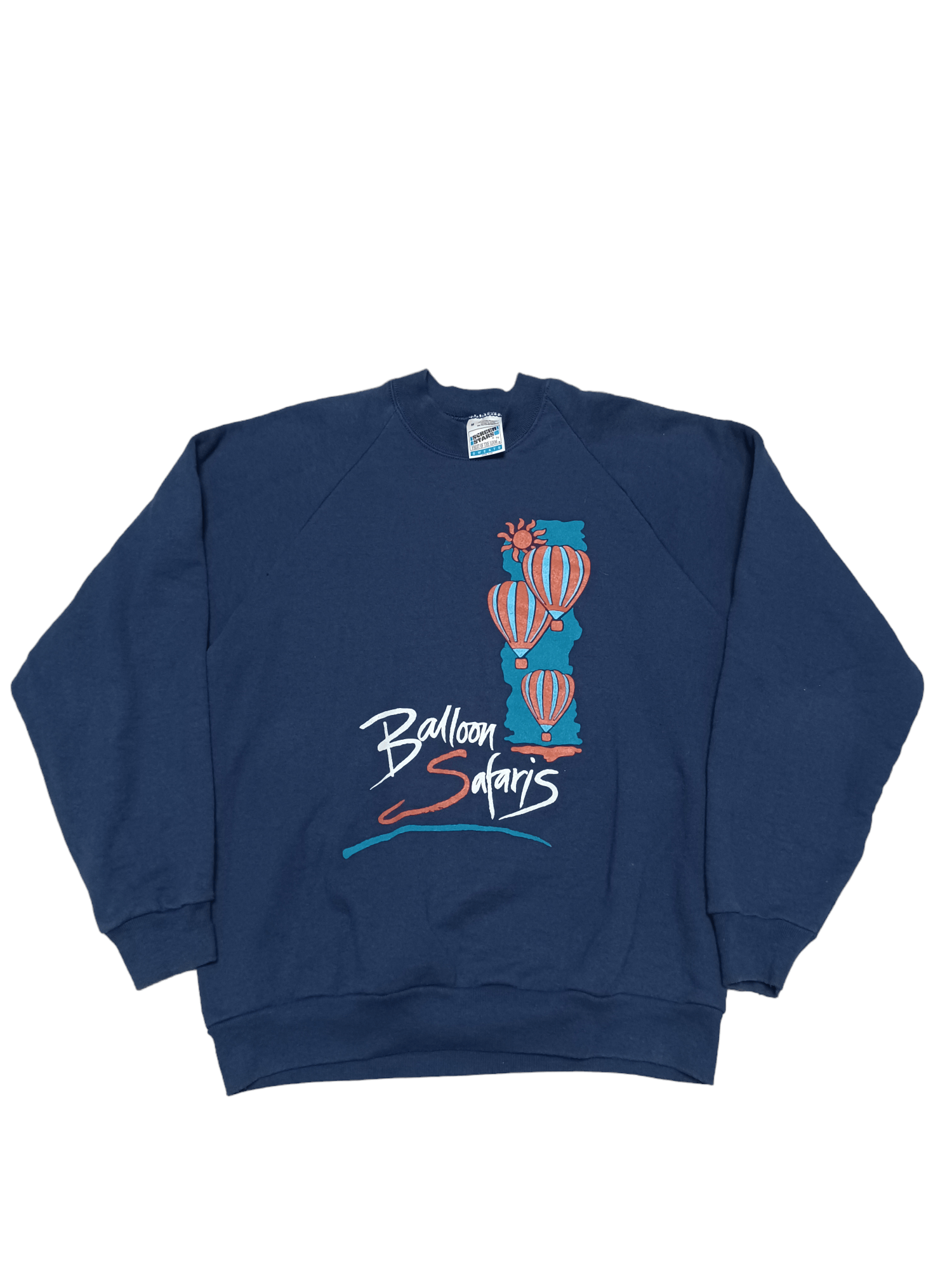 Fruit Of The Loom BALLOON SAFARIES 90S VINTAGE SCREENSTARS BOXY SWEATSHIRT Size US M / EU 48-50 / 2 - 1 Thumbnail
