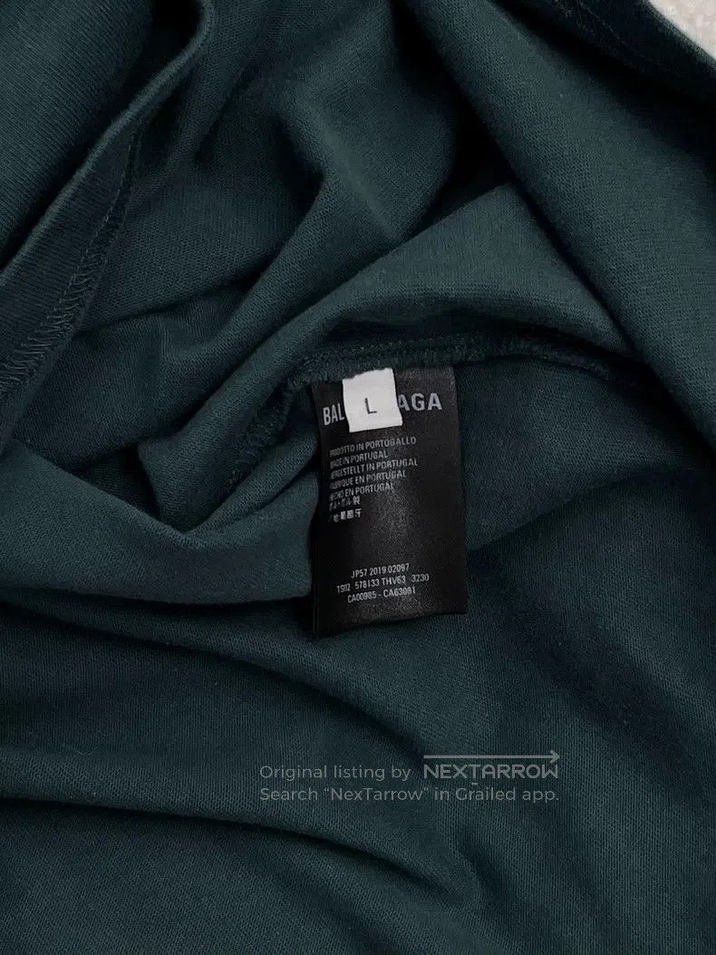 Balenciaga Balenciaga Green Short Sleeve T-Shirt Size US L / EU 52-54 / 3 - 9 Thumbnail