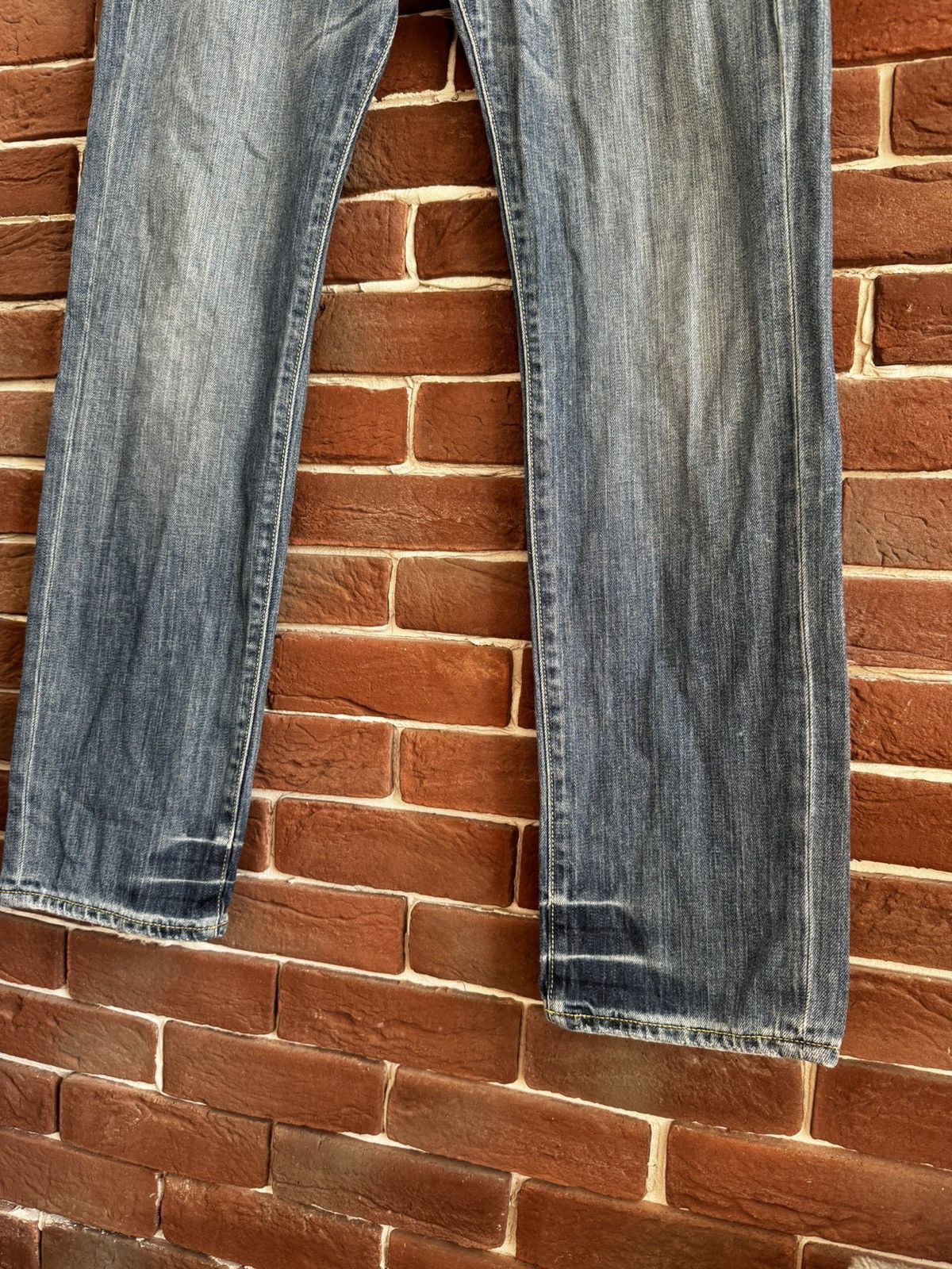 Ed Hardy Rare Vintage Ed Hardy Cross Logo Denim Drip Pants Y2K 00s Size US 32 / EU 48 - 5 Thumbnail