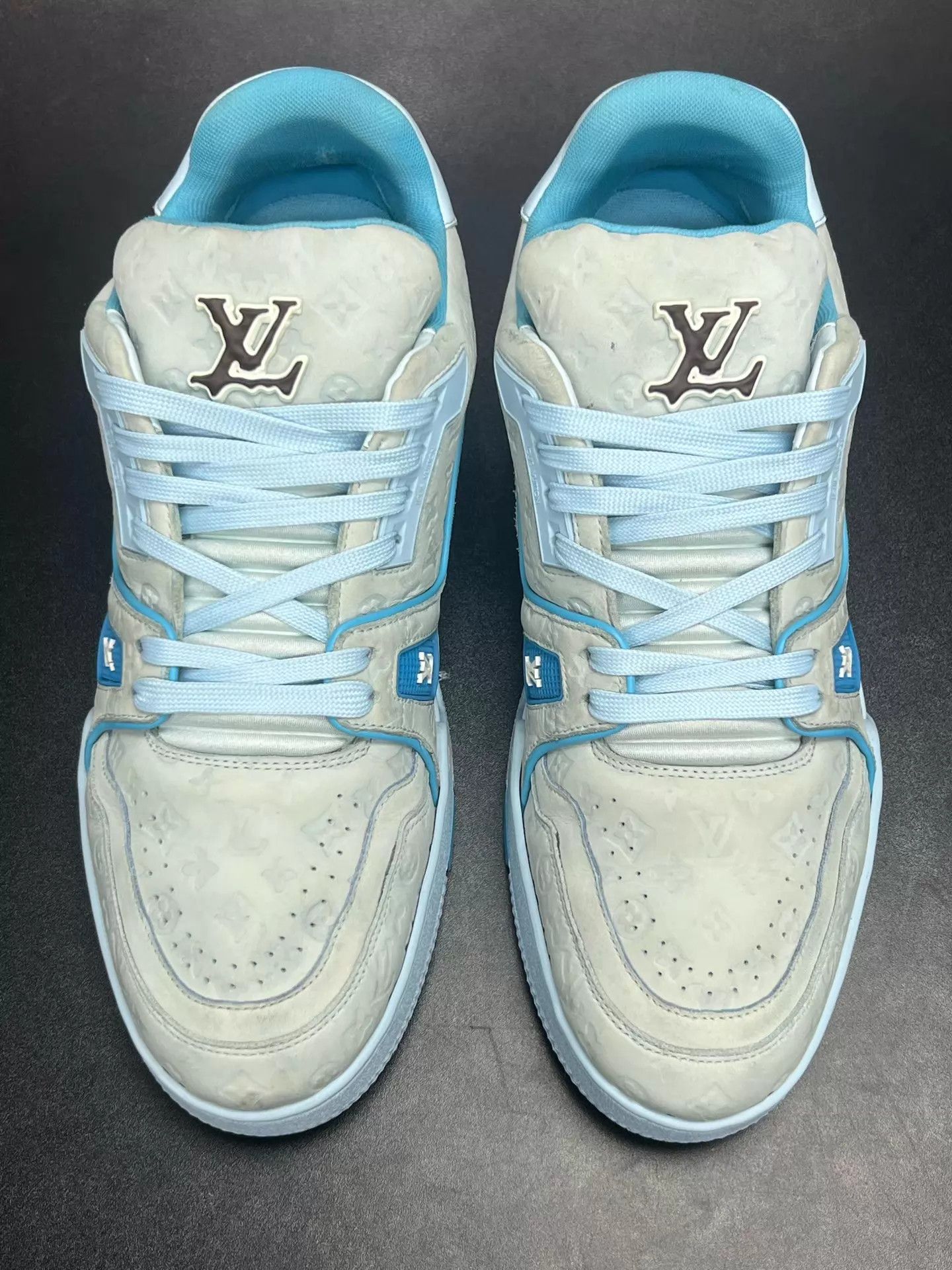 Louis Vuitton LV TRAINER Tyler Blue UK7.5/41.5 Size US 8.5 / EU 41-42 - 3 Thumbnail