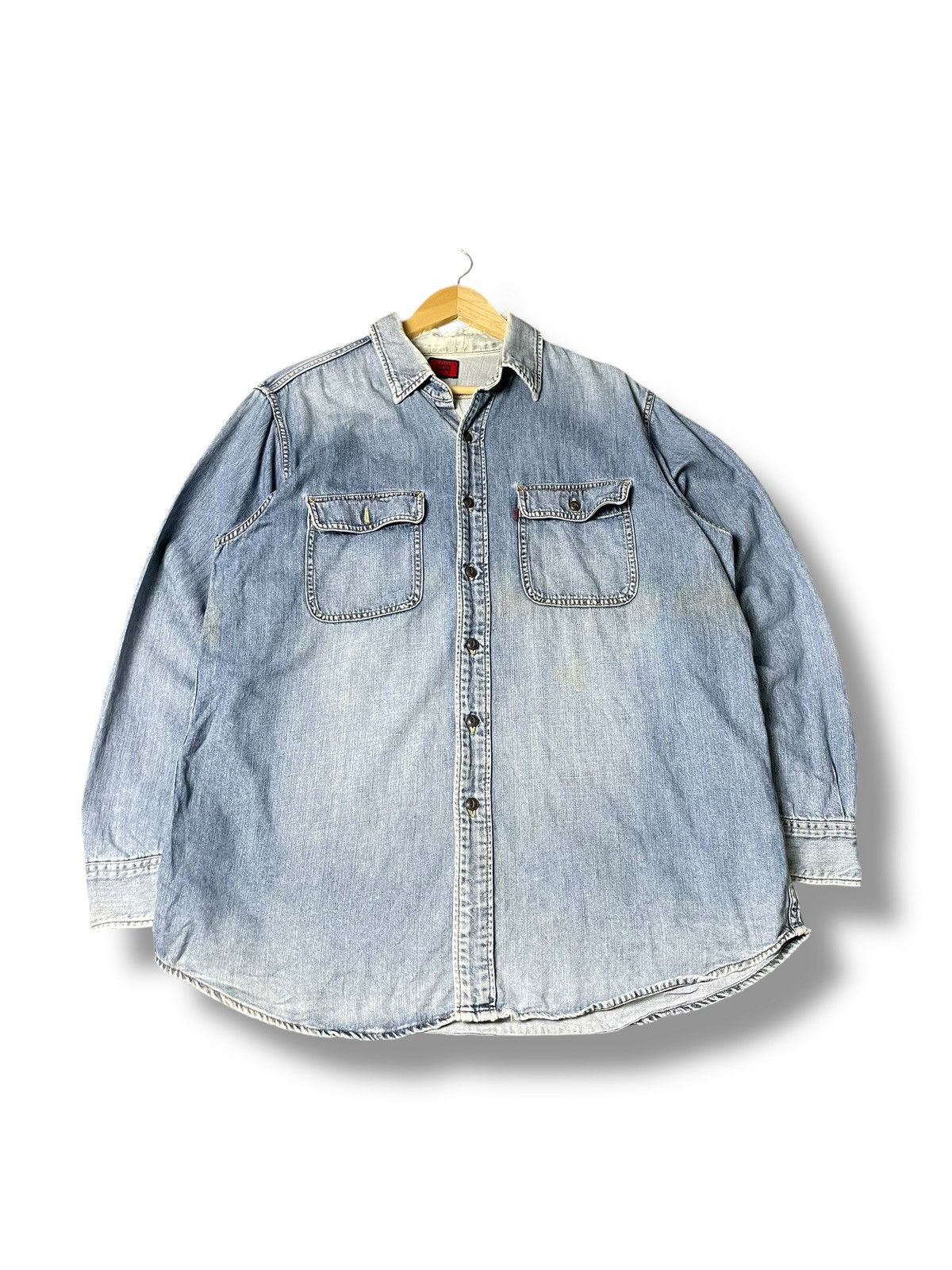 Edwin × Vintage Edwin Men’s Denim Shirt (54) Size US XL / EU 56 / 4 - 5 Thumbnail