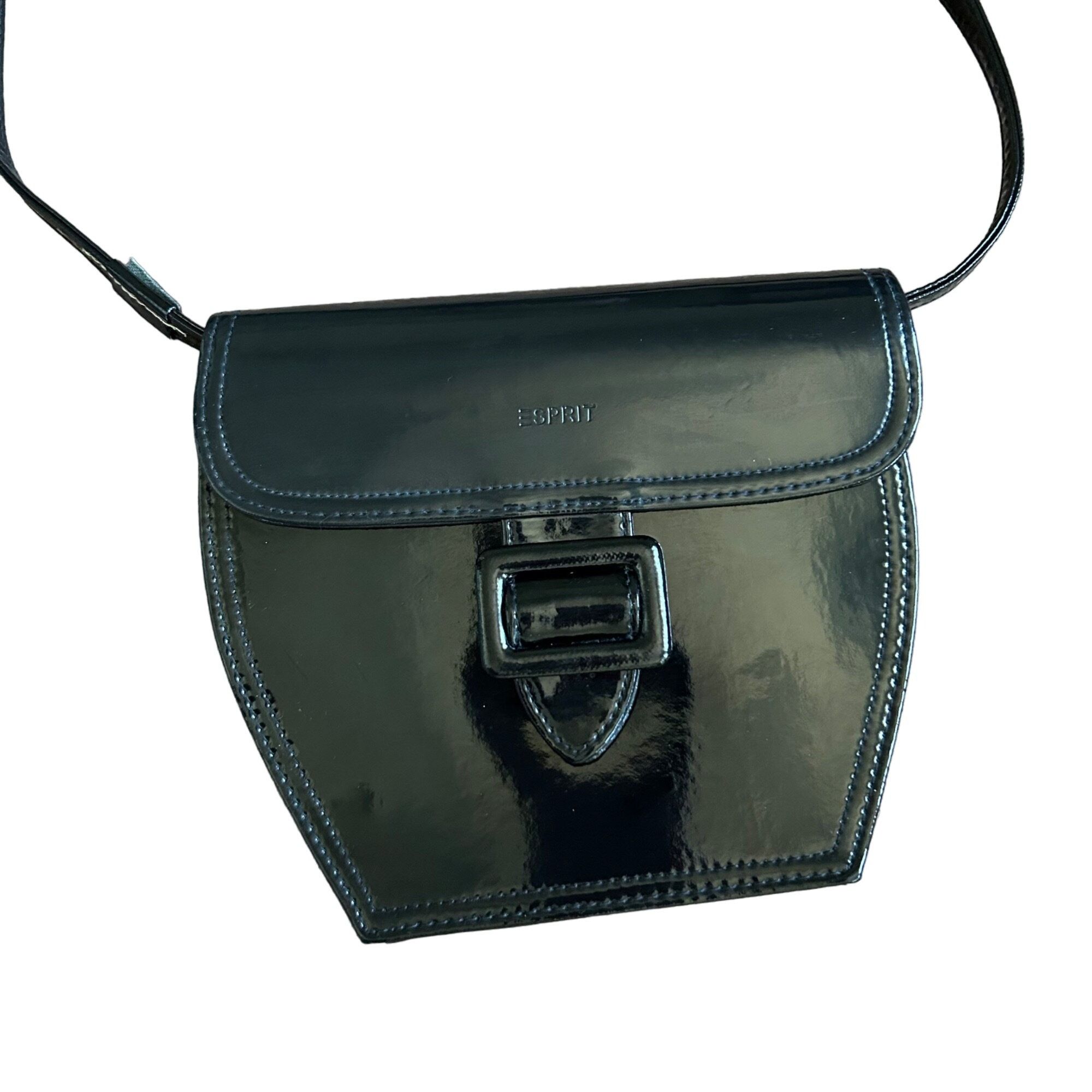 Vintage Vintage Y2K Black E-Spirit Crossbody Handbag Size ONE SIZE - 2 Thumbnail