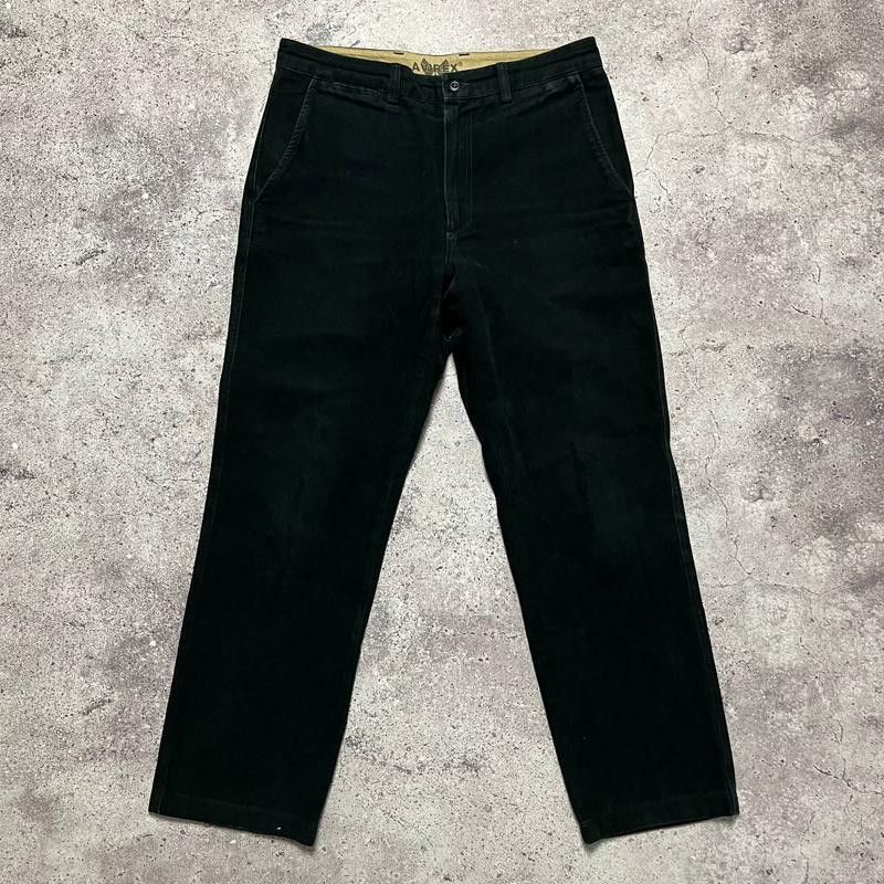 Avirex × Velvet × Vintage Avirex Velvet Straight Chino Cotton Black Pants Size 32 Size US 32 / EU 48 - 1 Thumbnail