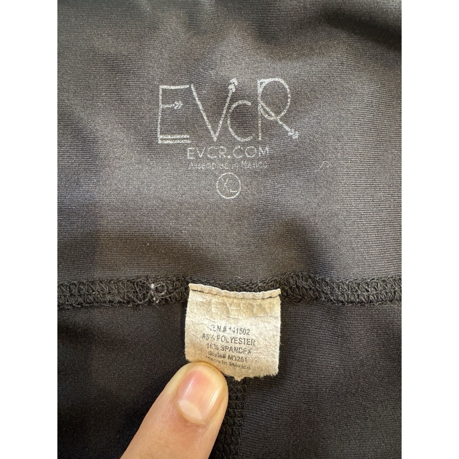 Other EVCR Black Capri Leggings Womens XL Mesh Calf Panels Pants Size 28" / US 6 / IT 42 - 10 Thumbnail