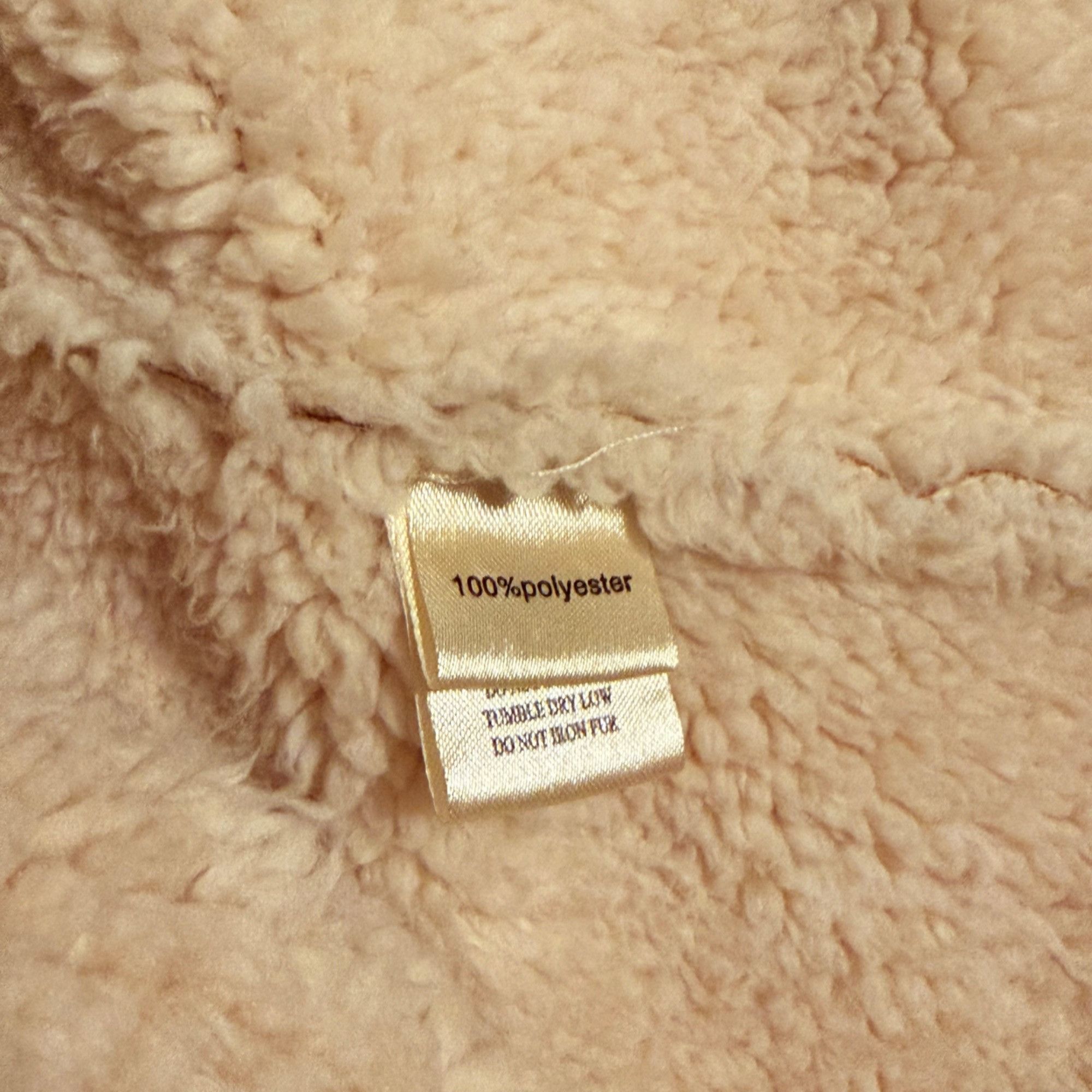dylan Dylan Los Angeles Womens Faux Shearling Vest Small Tan & Cre Size S / US 4 / IT 40 - 6 Thumbnail