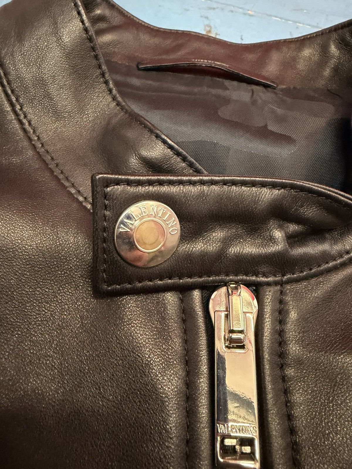 Valentino VALENTINO FUNKY DRAGON LAMB BIKER JACKET Size US L / EU 52-54 / 3 - 6 Thumbnail
