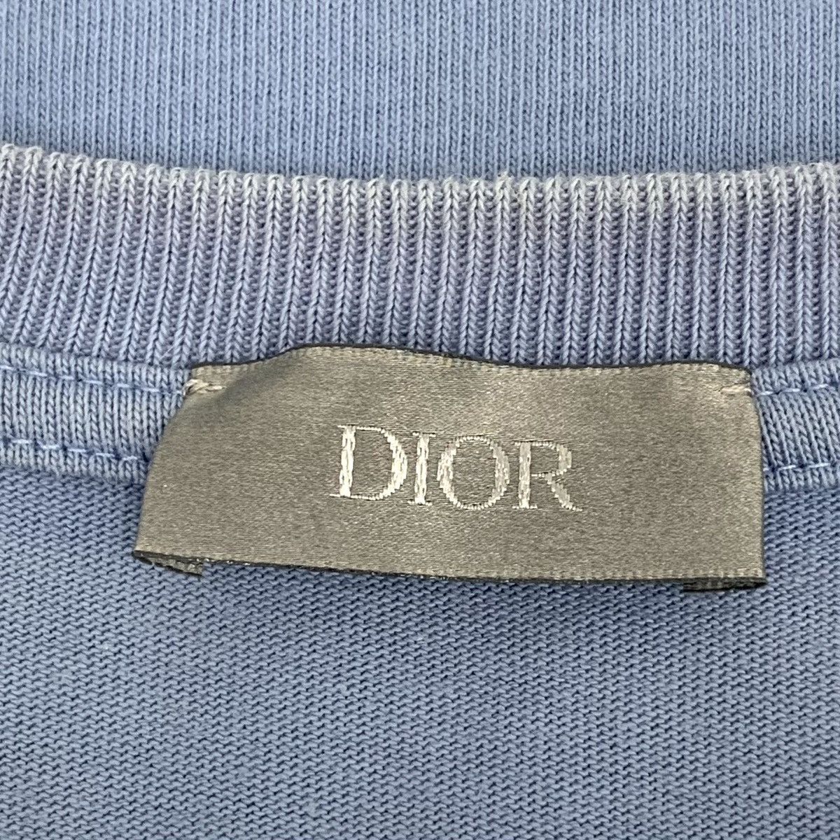 Dior Dior Blue CD Letter Embroidered Short Sleeve T-shirt K26WX Size US L / EU 52-54 / 3 - 5 Thumbnail