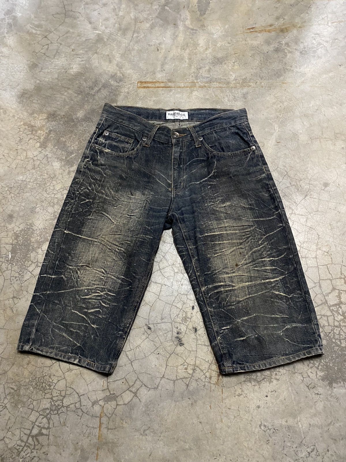 Hysteric Glamour × If Six Was Nine × Japanese Brand Japanese Barcedos Exchange Distressed Jeans Short Size US 31 - 1 Thumbnail