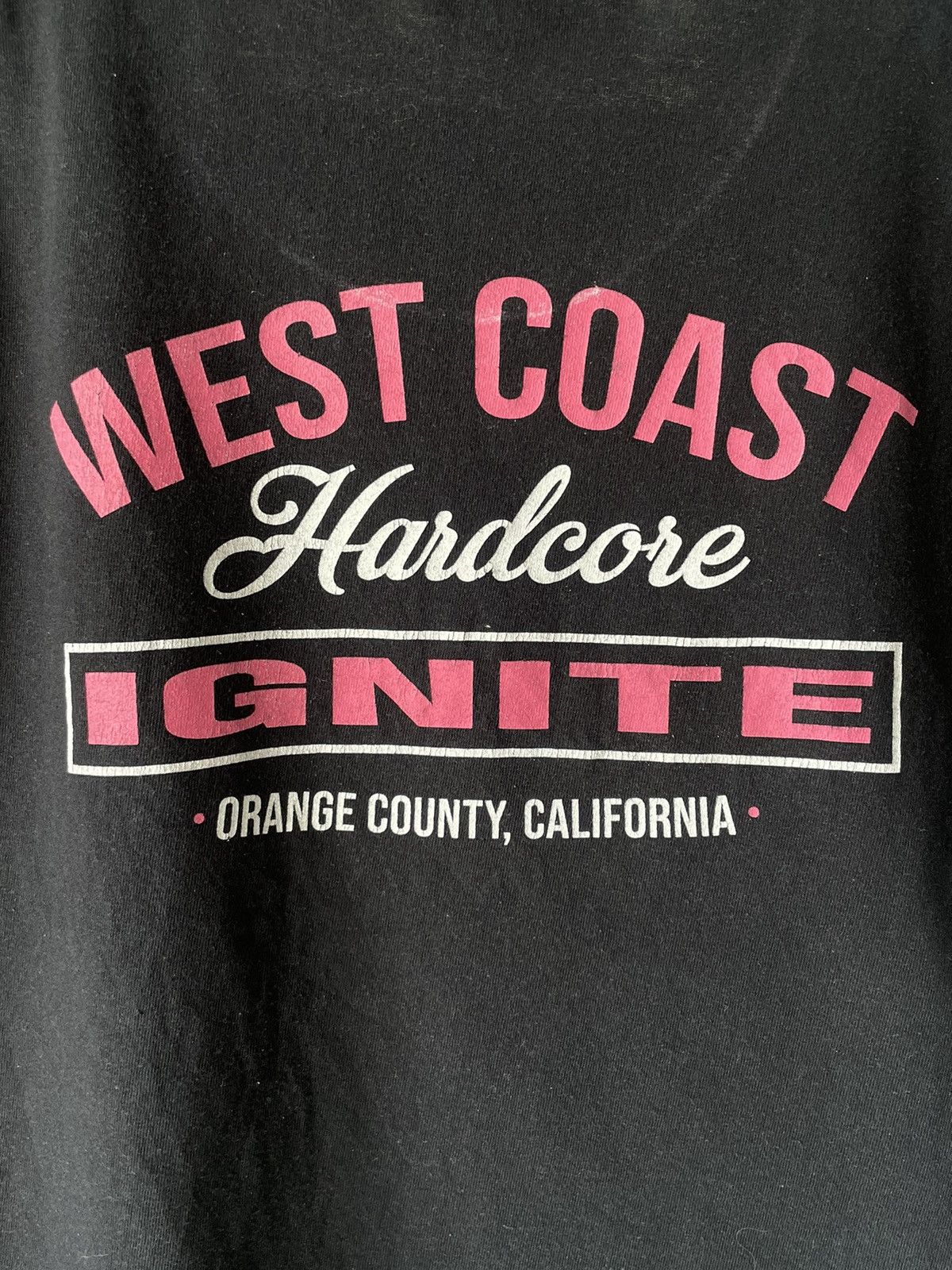 Band Tees × Vintage Vintage Hardcore Ignite Band T-Shirt Promo Pink Logo RARE Size US S / EU 44-46 / 1 - 6 Thumbnail