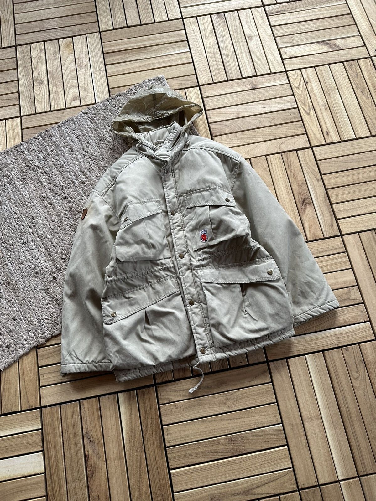 VINTAGE FJALLRAVEN 90S MILITARY UTILITY JACKET OUTDOOR