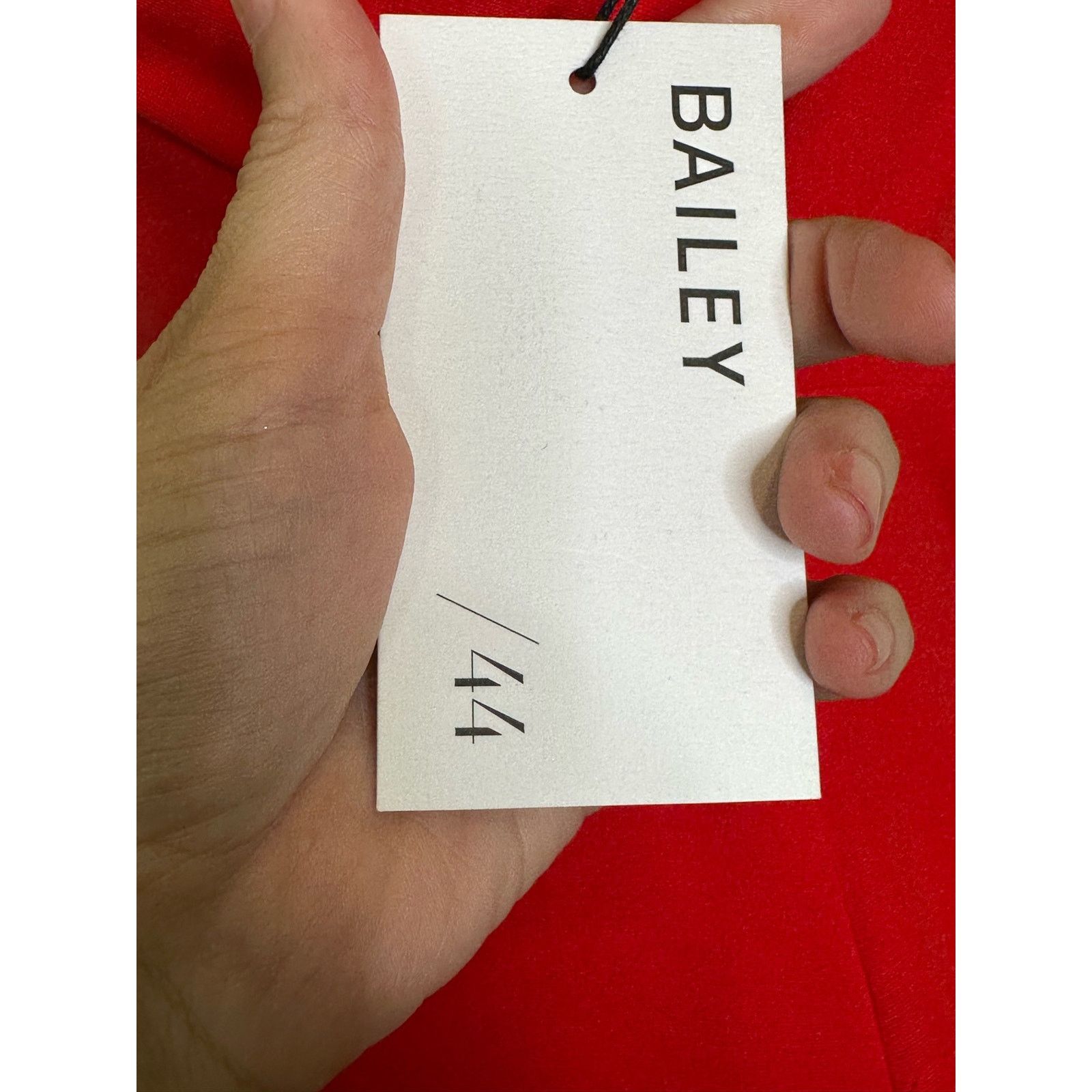 Bailey 44 BAILEY/44 red short sleeves cocktail dress size Small Size S / US 4 / IT 40 - 7 Thumbnail