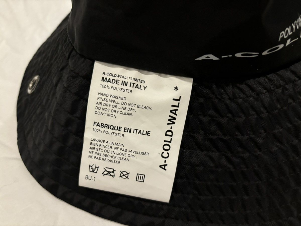A-COLD-WALL* A cold wall black bucket hat Size ONE SIZE - 2 Thumbnail