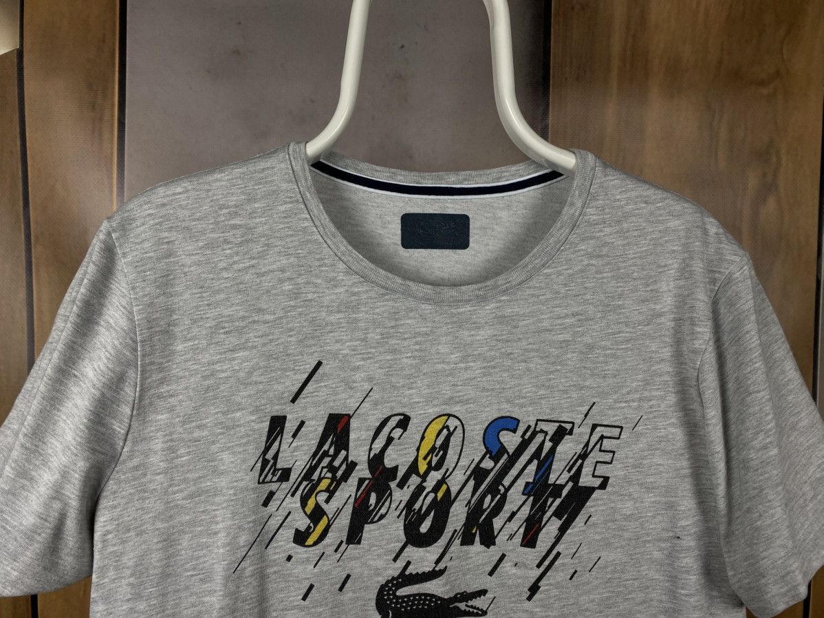 Lacoste 🐊T-Shirt Lacoste Sport Big Logo Tee🐊 Size US L / EU 52-54 / 3 - 4 Thumbnail