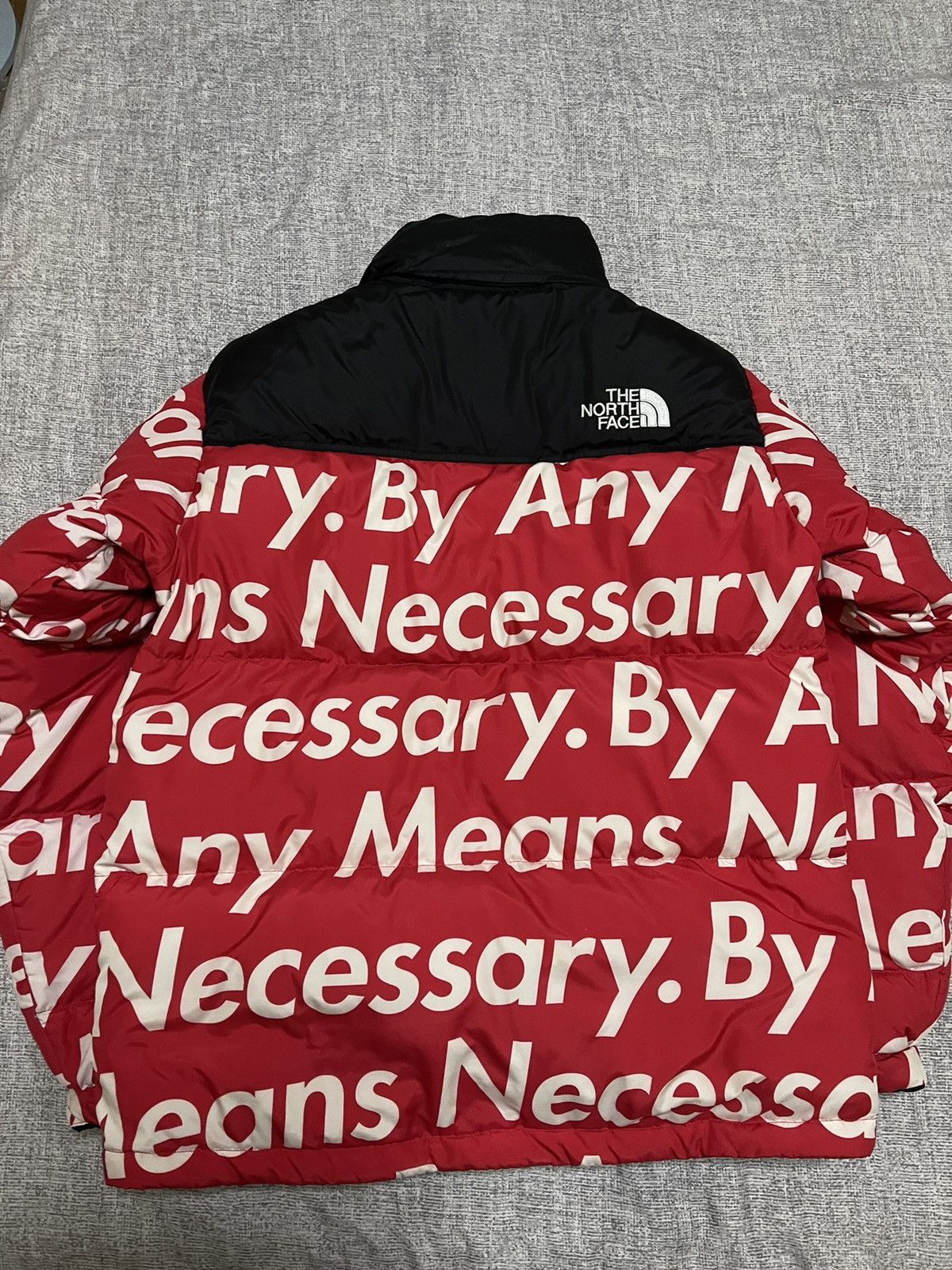 Supreme × The North Face Supreme tnf north face red bamn by any means nuptse jacket Size US M / EU 48-50 / 2 - 2 Thumbnail