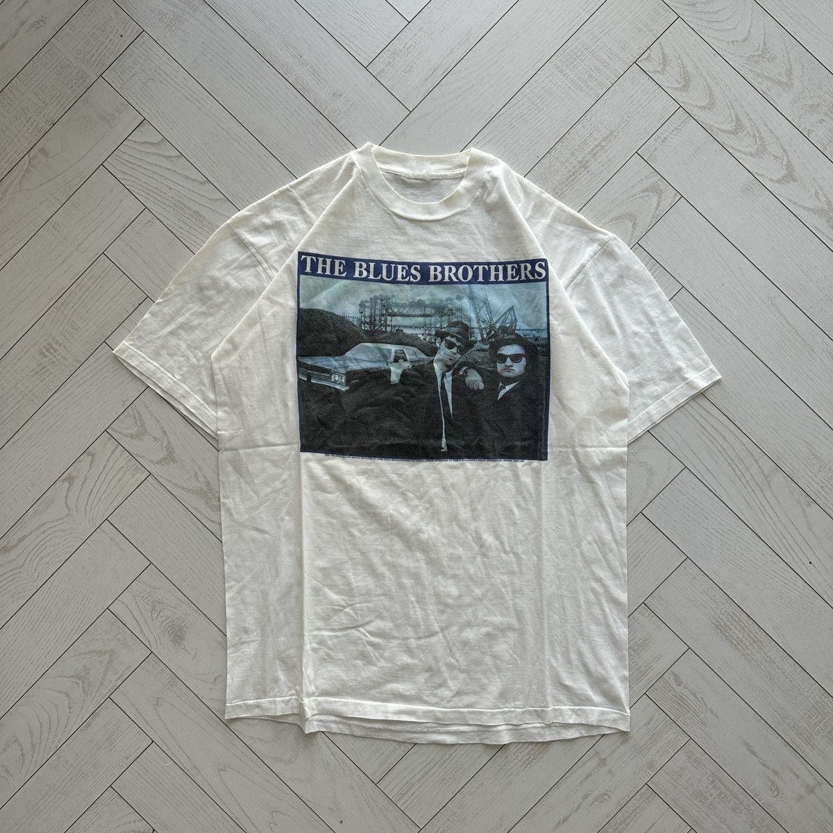 Vintage Vintage 80s The Blues Brothers Movie USA 1989 very rare tee Size US XL / EU 56 / 4 - 1 Thumbnail