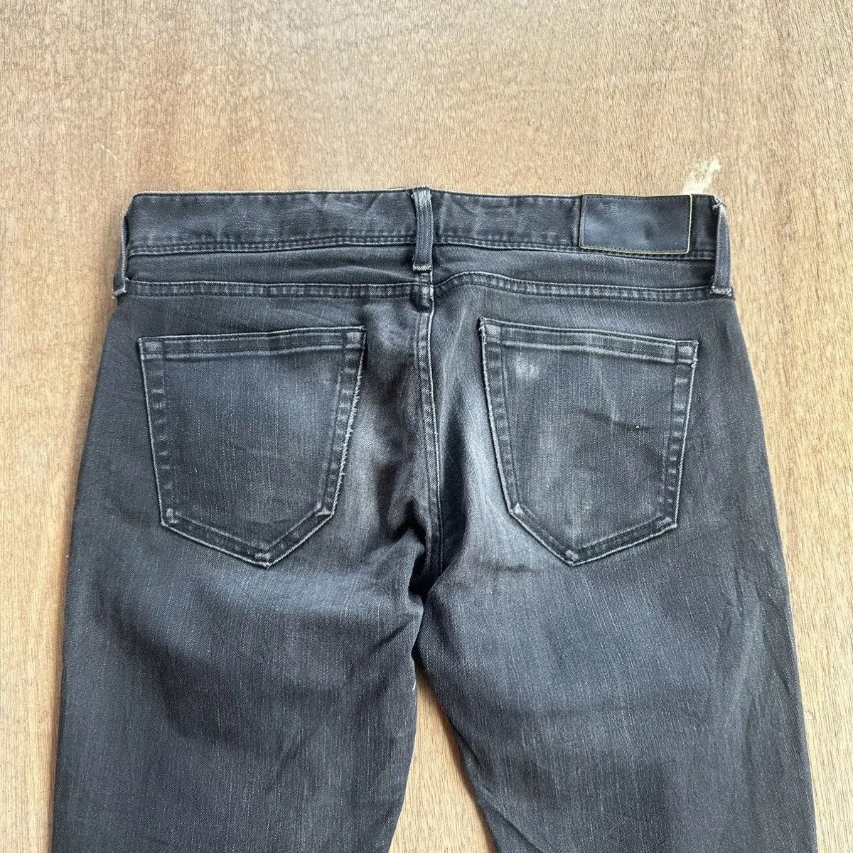 Fragment Design × Vanquish BLACK BY VANQUISH Jeans Blank Stretchable Rugged Pants Size US 31 - 12 Thumbnail