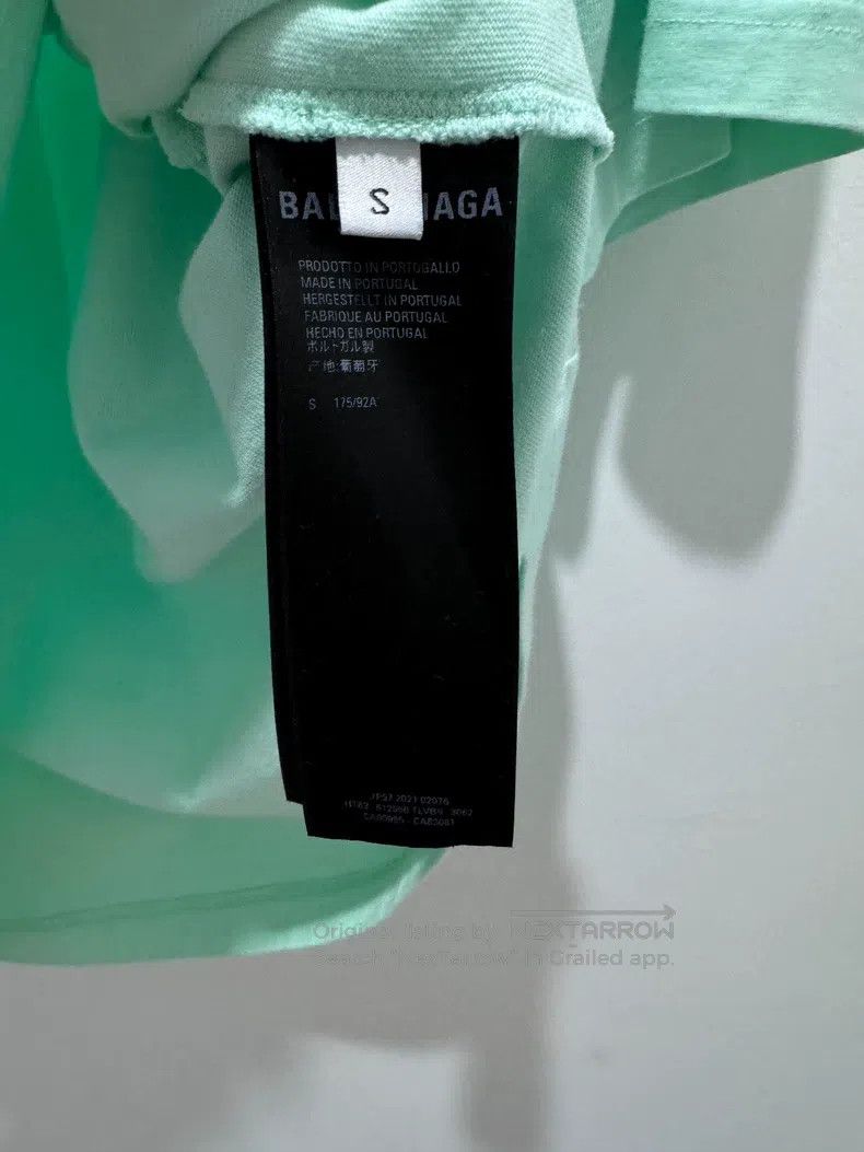 Balenciaga Balenciaga Mint Green Short Sleeve Size US S / EU 44-46 / 1 - 4 Thumbnail