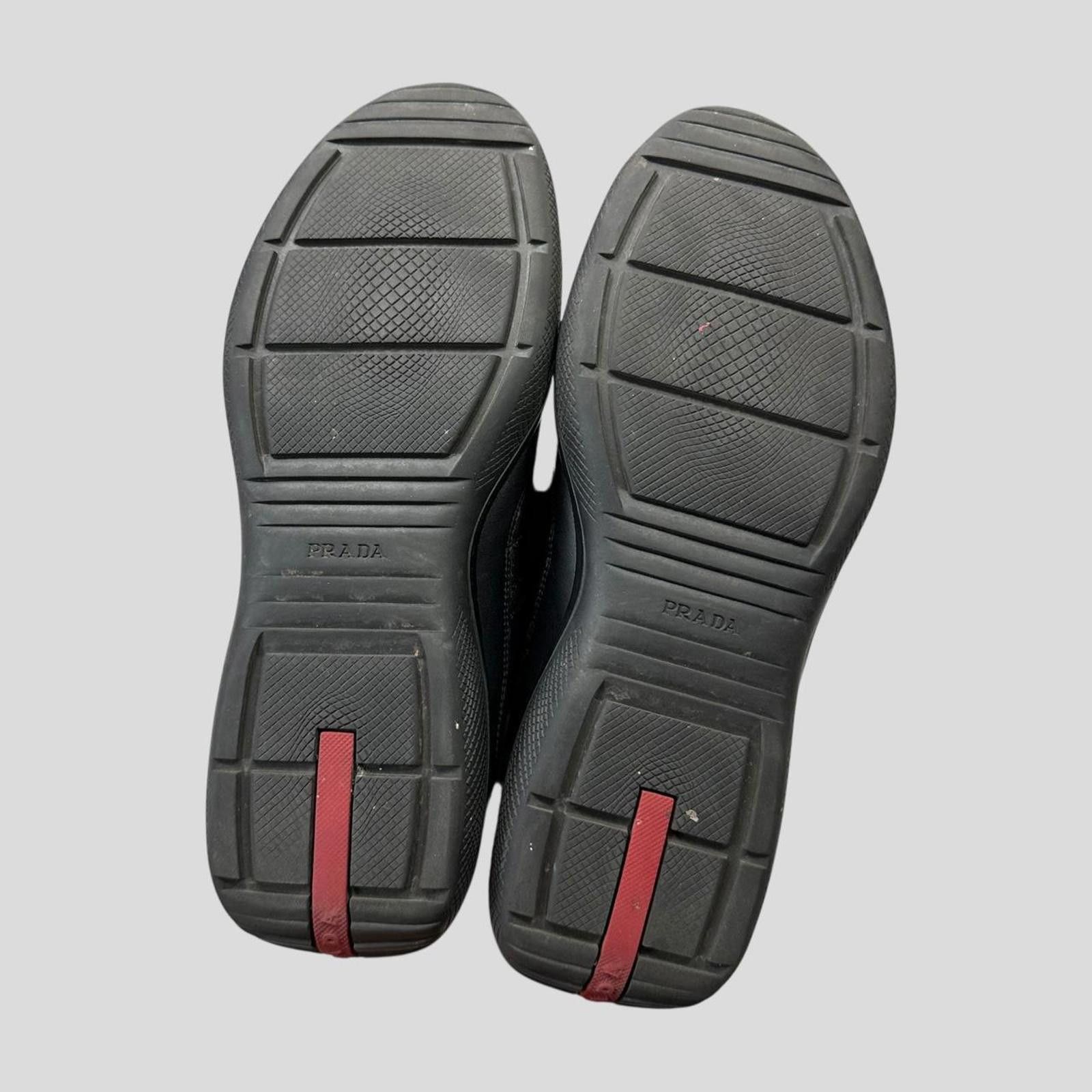 Prada Prada 2007 Cups Carbon Logo Triple Black - UK8 Size US 9 / EU 42 - 6 Thumbnail