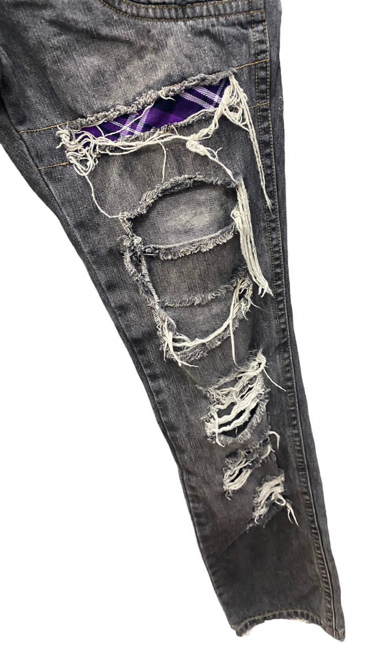 💥BEST OFFER💥SEX POT LABEL PUNK DISTRESSED DENIM