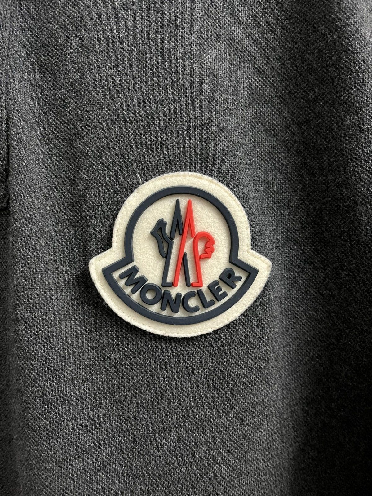 Moncler Moncler Polo Shirt Big Rubber Logo Size US L / EU 52-54 / 3 - 3 Thumbnail