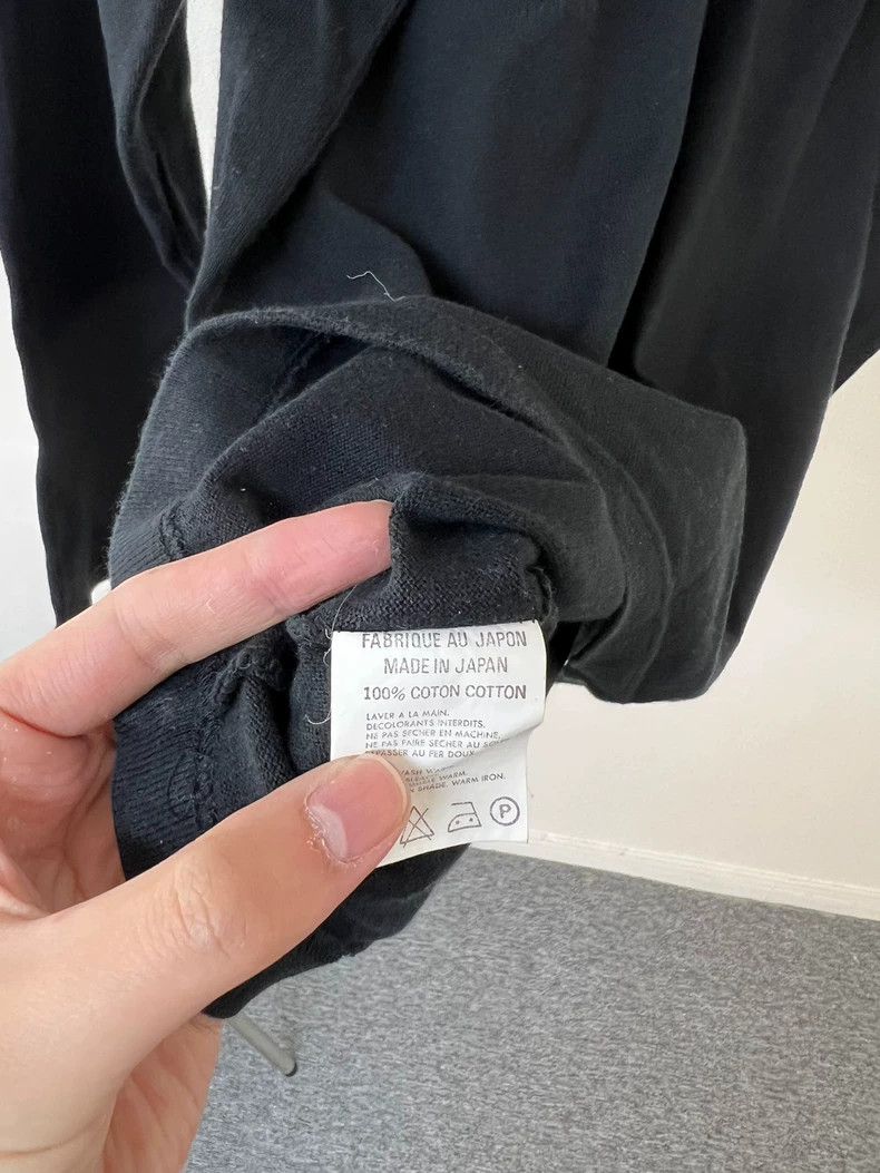 Yohji Yamamoto yohji yamamoto Color-block knit sweatshirt 2503-Nextarrow Size US L / EU 52-54 / 3 - 5 Thumbnail