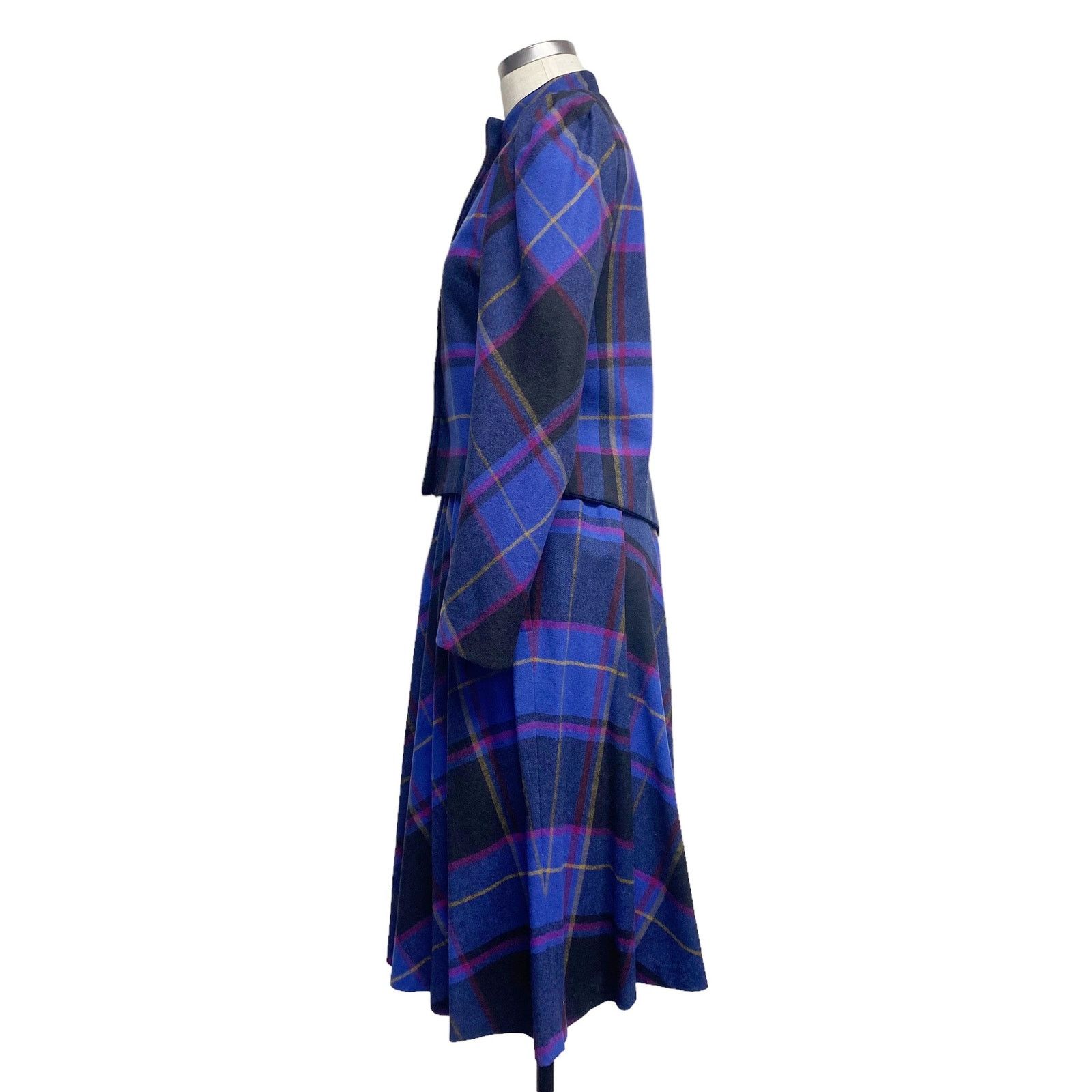 Vintage Vintage Patty Woodard Womens Plaid Tartan Skirt Suit Size ONE SIZE - 5 Thumbnail