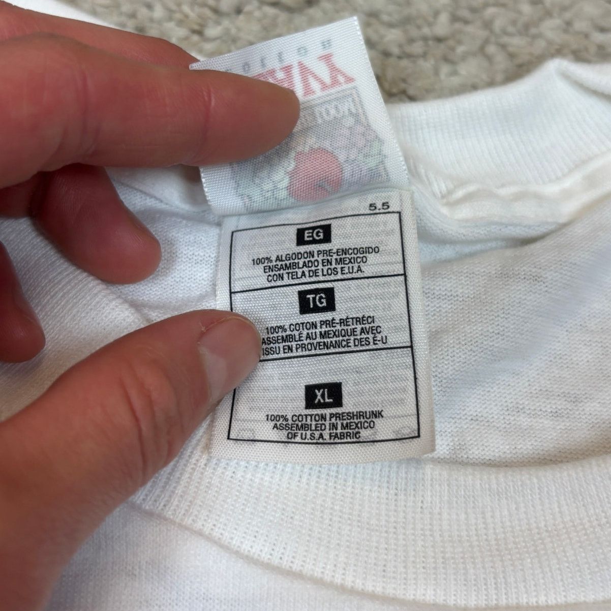 Fruit Of The Loom × Vintage Vintage Y2K Nasonex Allergy Nasal Spray Drug Promo Shirt XL Size US XL / EU 56 / 4 - 6 Thumbnail