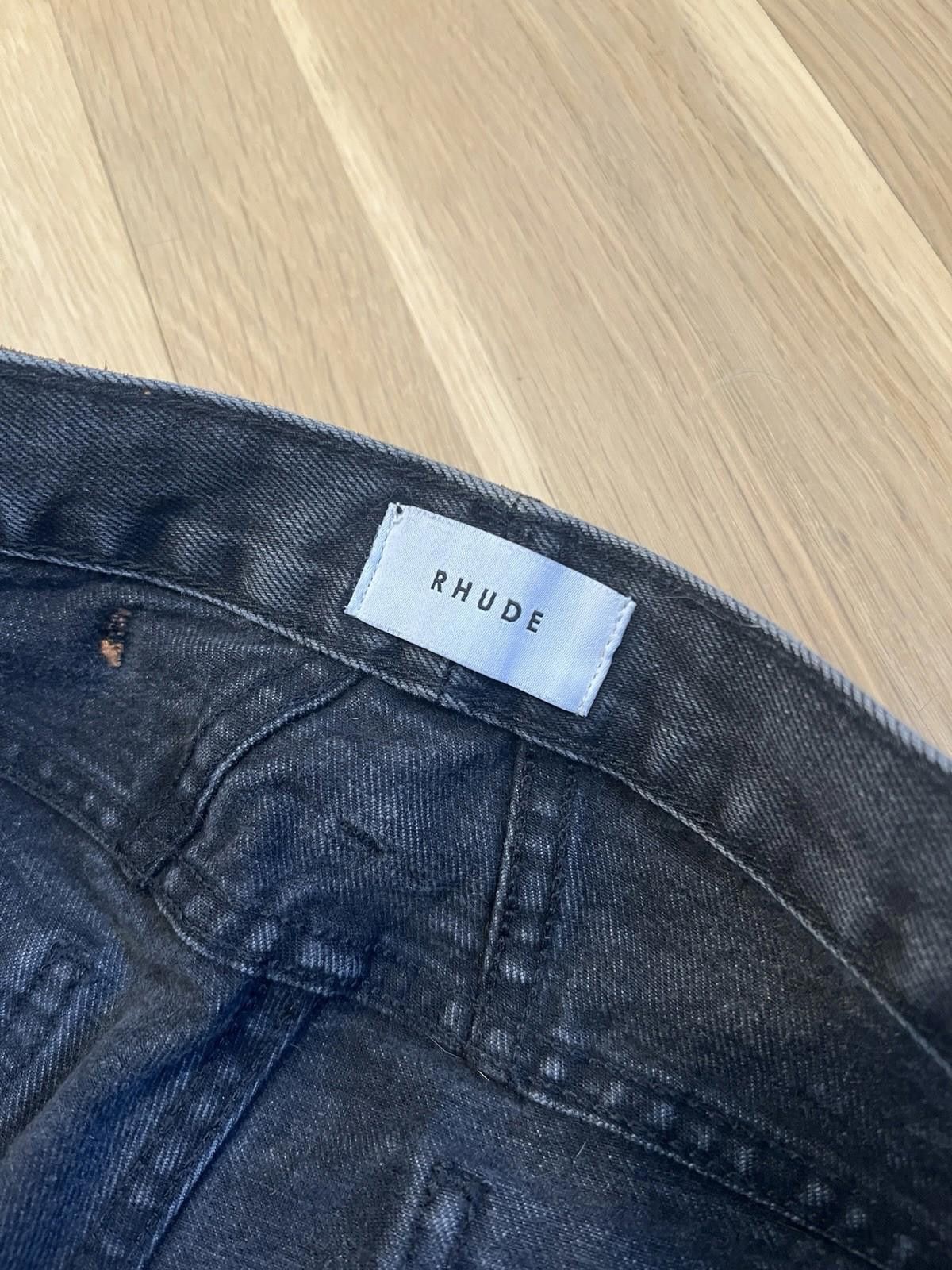 Rhude Rhude Embroidered Paisley Black Denim Size 30 Size US 30 / EU 46 - 3 Thumbnail