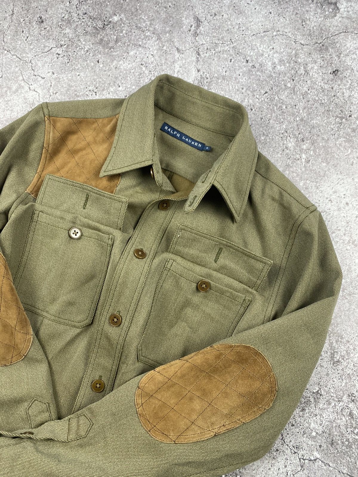Designer × Polo Ralph Lauren × Ralph Lauren Polo Ralph Lauren Suede Trench Goat Suede/Wool Brown Coat Size M / US 6-8 / IT 42-44 - 4 Thumbnail