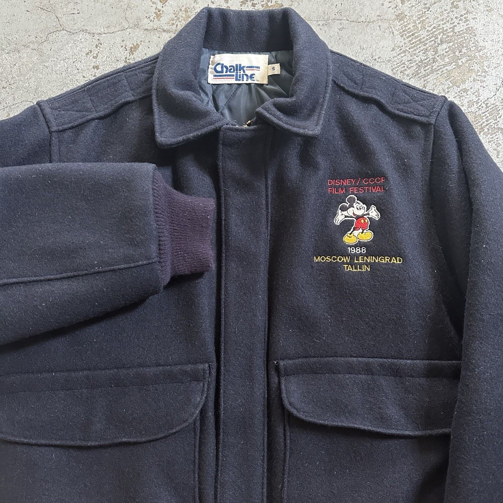 Disney × Vintage Vintage 1988 Disney Moscow Leningrad Tallinn Festival Jacket Size US S / EU 44-46 / 1 - 5 Thumbnail