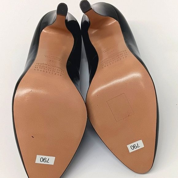 Maison Margiela Maison Margiela Black Patent Leather Court Pumps -EU37/US7 Size US 7 / IT 37 - 12 Thumbnail