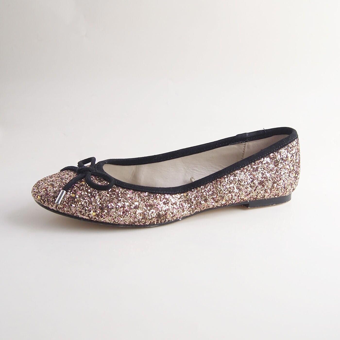 Debut Debut Ballet Flats Rose Gold Glitter Womens EU 40 US 9.5 Size US 9.5 / IT 39.5 - 2 Thumbnail