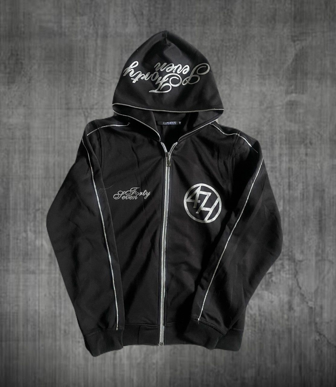 Japanese Brand 2000s CLONE DEVGRU Vkei Japanese Poem Hoodie Y2K Size US S / EU 44-46 / 1 - 1 Thumbnail