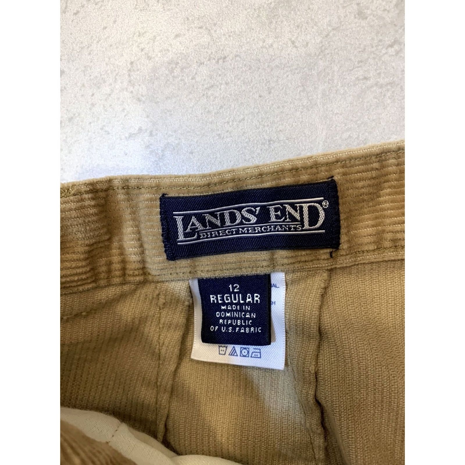 Lands' End VINTAGE Lands' End Brown Corduroy Dress Pants Women 12 Regular 29X30 Dress Pants Women's 12 Brown Corduroy Straight Leg Size 34" / US 12 / IT 48 - 6 Thumbnail