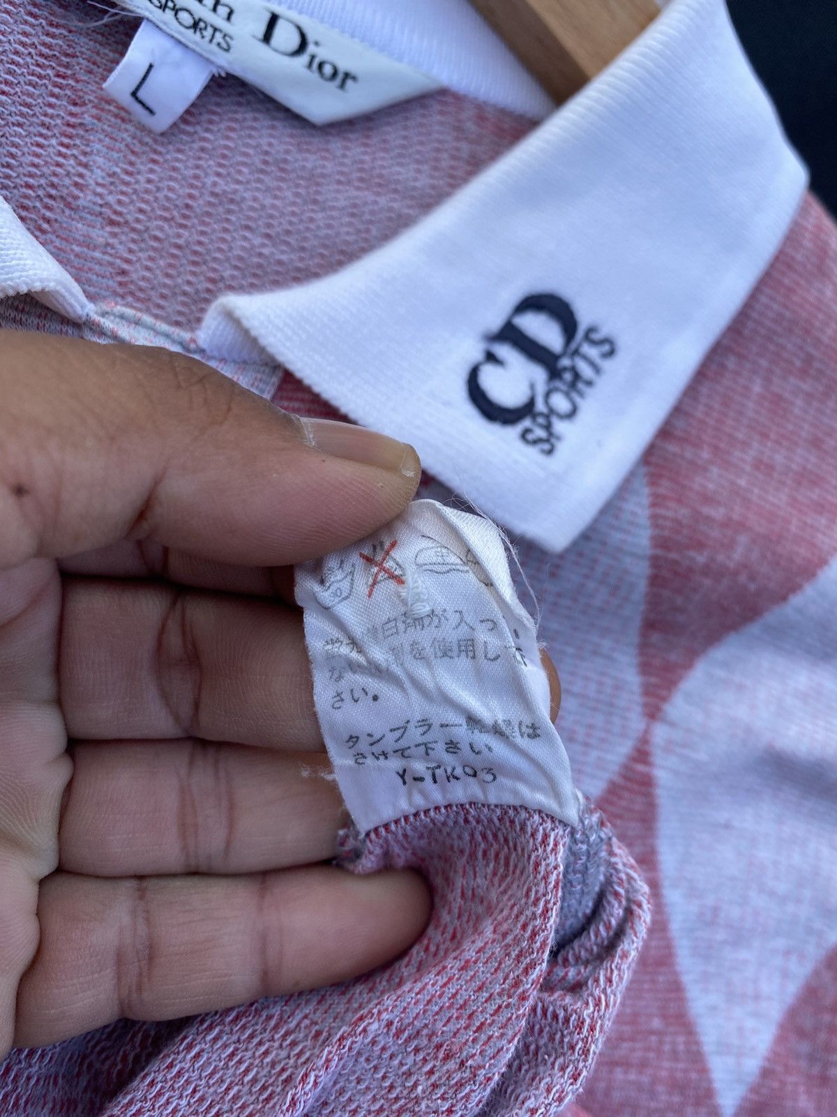 Christian Dior Monsieur Vintage Christian Dior Polo Sports Checked Longsleeve Shirt Size US M / EU 48-50 / 2 - 13 Thumbnail