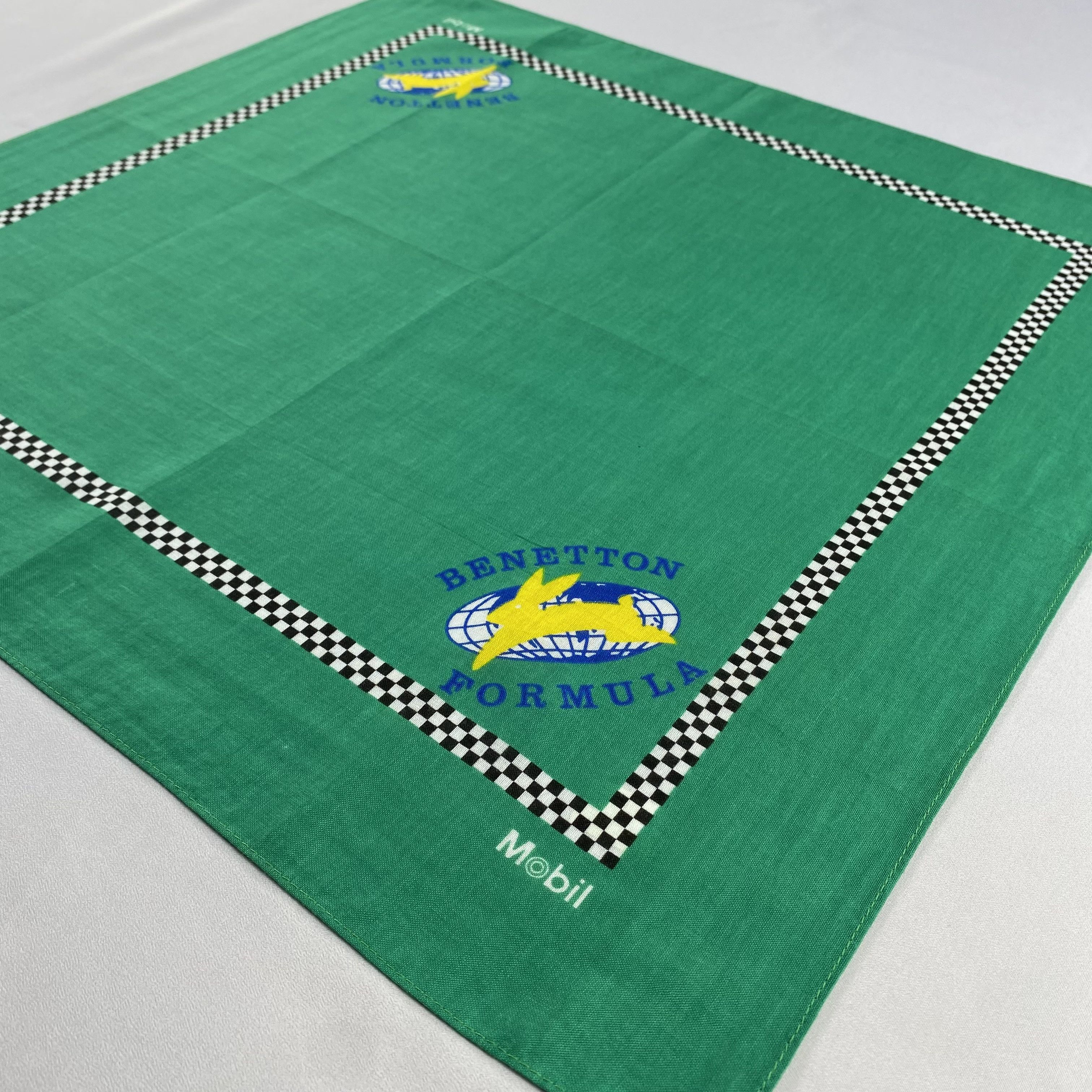 Vintage Benetton Formula Handkerchief / Neckerchief / Bandana-P636 Size ONE SIZE - 2 Thumbnail