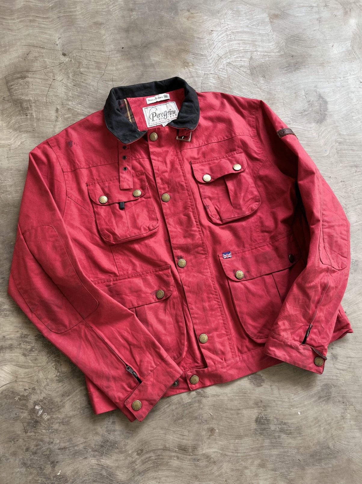 Peregrine Vintage 90's Peregrine Oiled Waxed Jacket Size US L / EU 52-54 / 3 - 1 Thumbnail