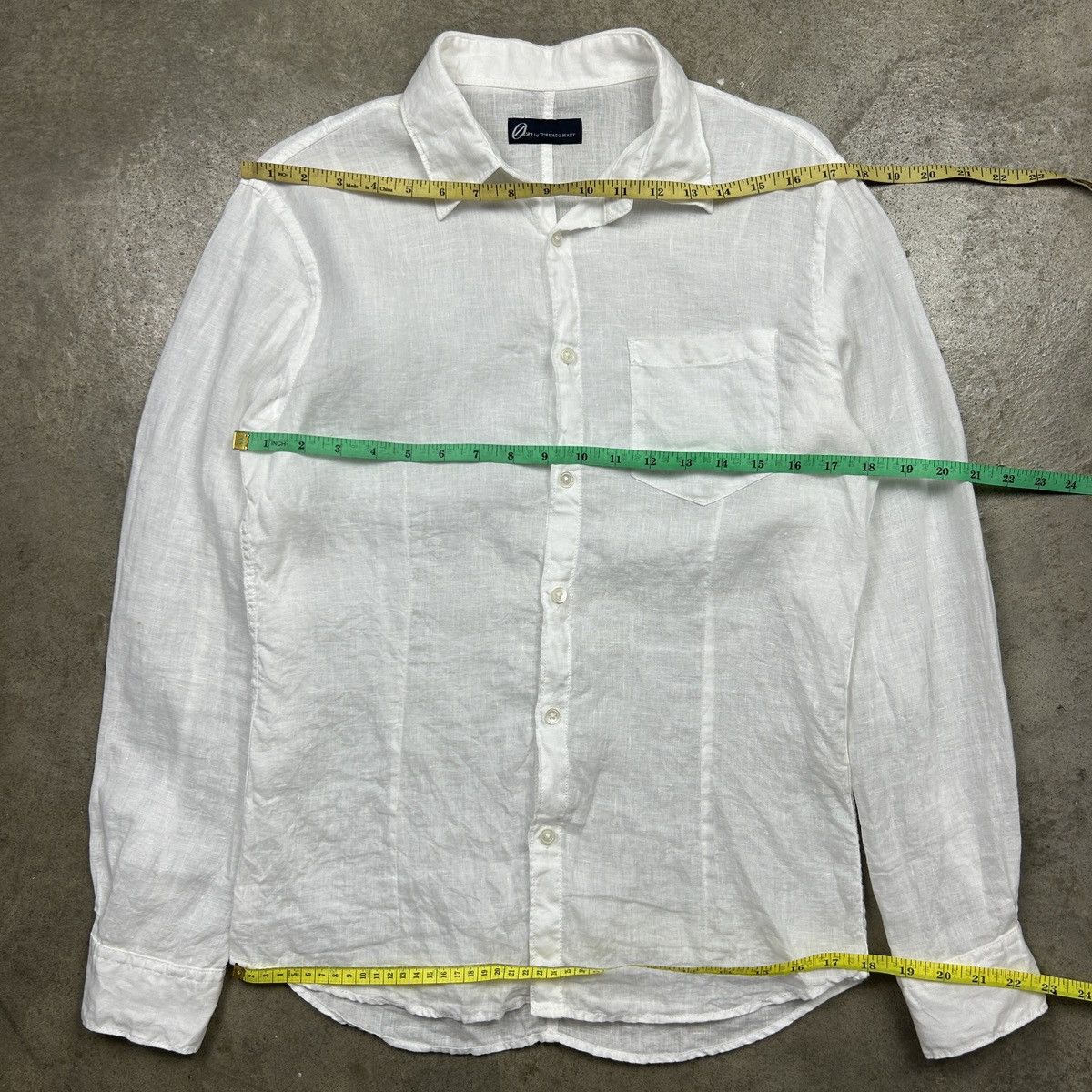 Tornado Mart zero by tornado mart linen shirt Size US M / EU 48-50 / 2 - 12 Thumbnail