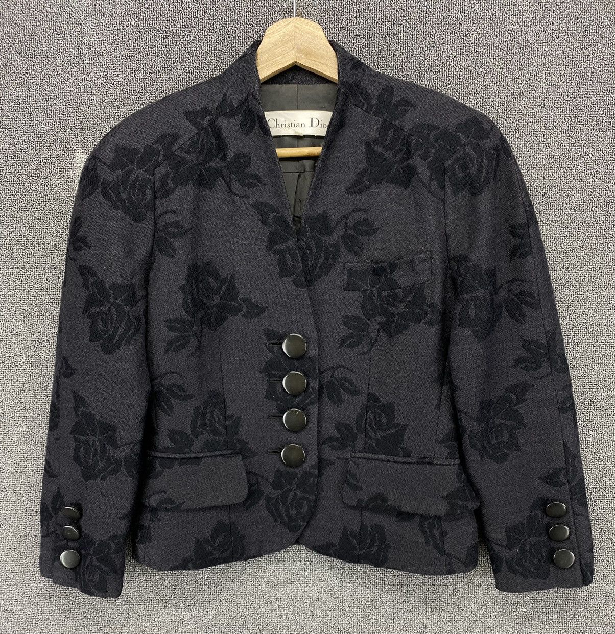 Christian Dior Monsieur × Vintage Vintage Christian Dior Rare Design Wool Cardigan Jacket Size S / US 4 / IT 40 - 1 Thumbnail