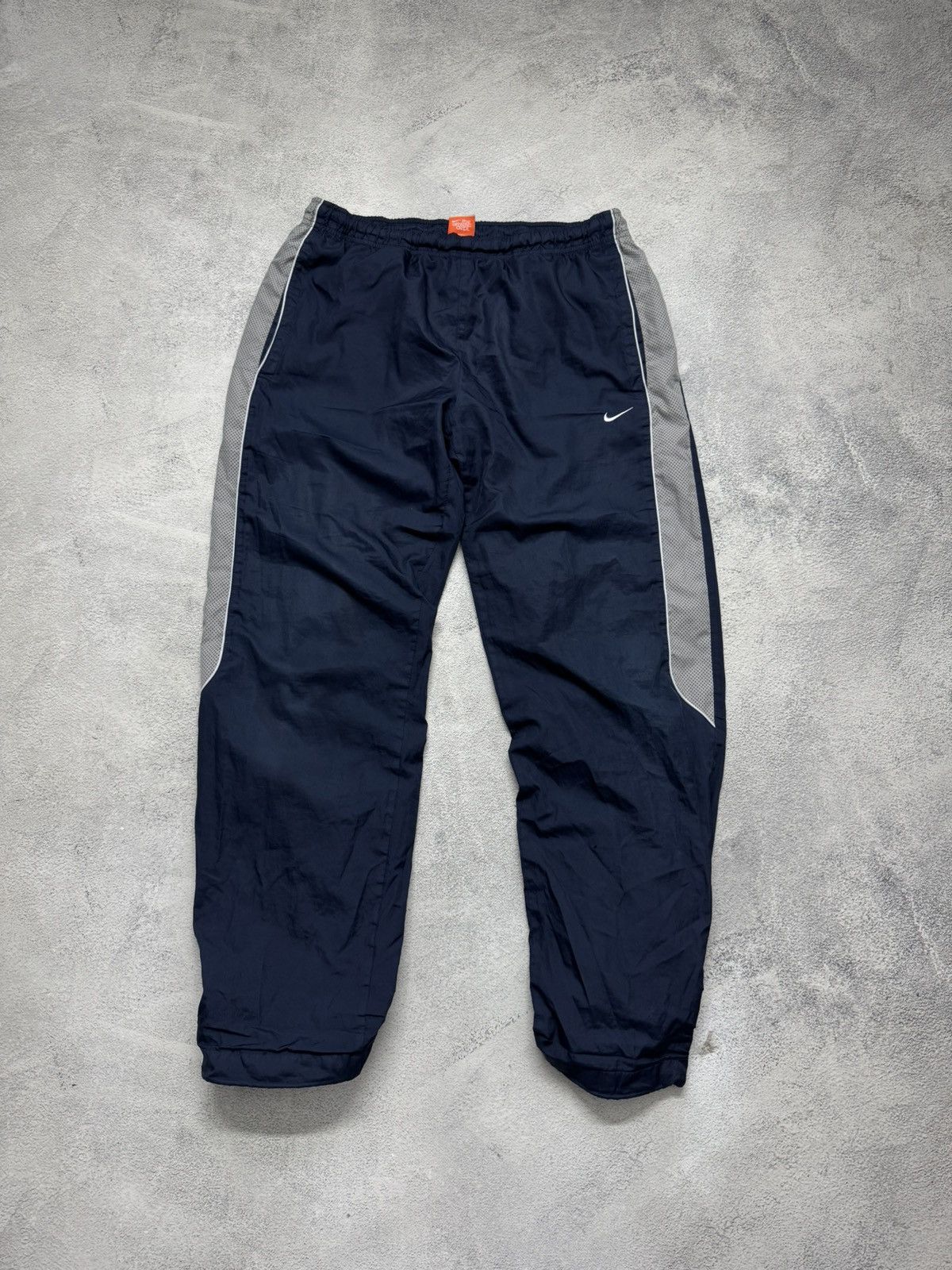 Nike Vintage Y2K Nike Nylon Mini Swoosh Drill Pants 00’s Size US 32 / EU 48 - 1 Thumbnail